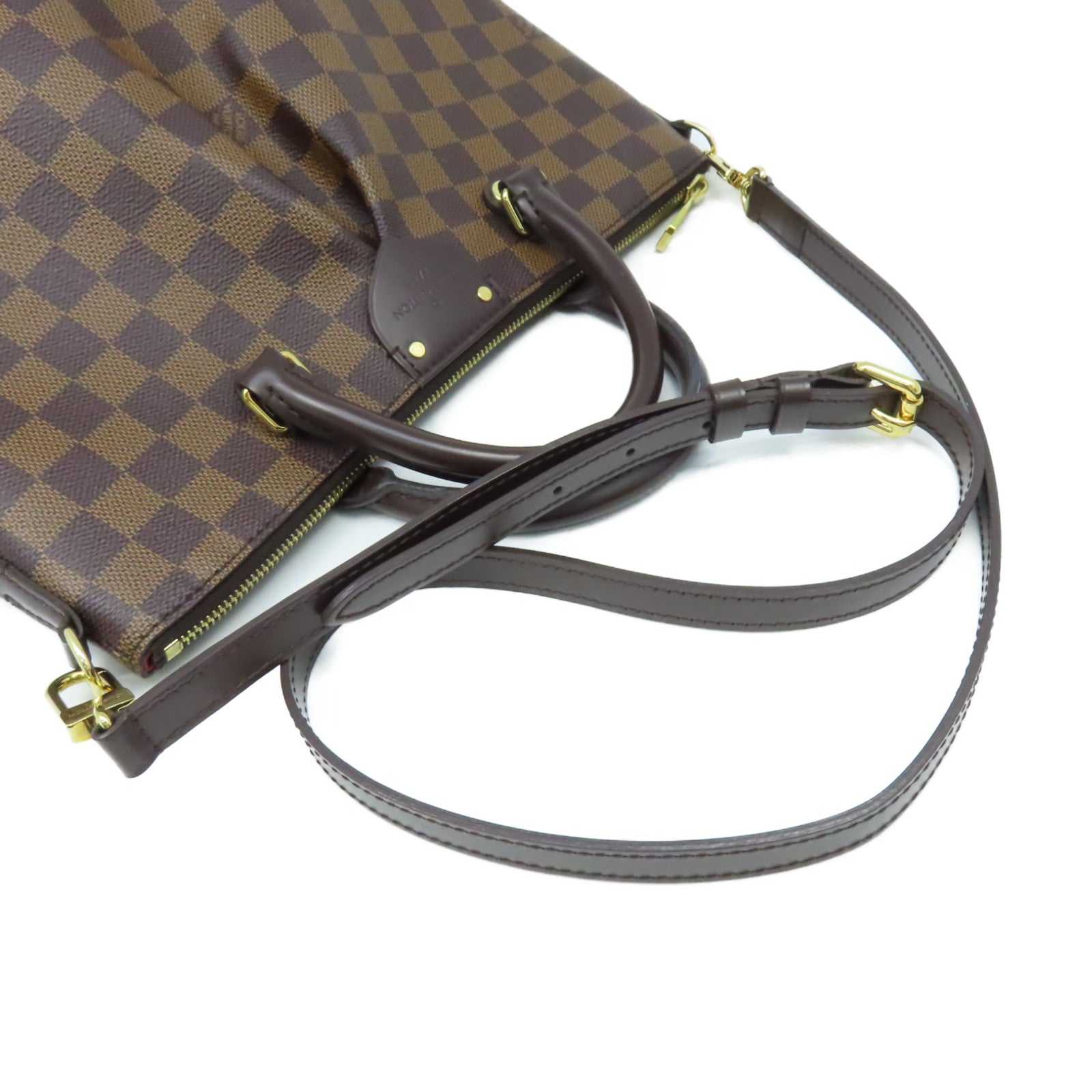LOUIS VUITTON Damier Siena PM 2Way Shoulder Bag手挽肩背兩用袋啡色