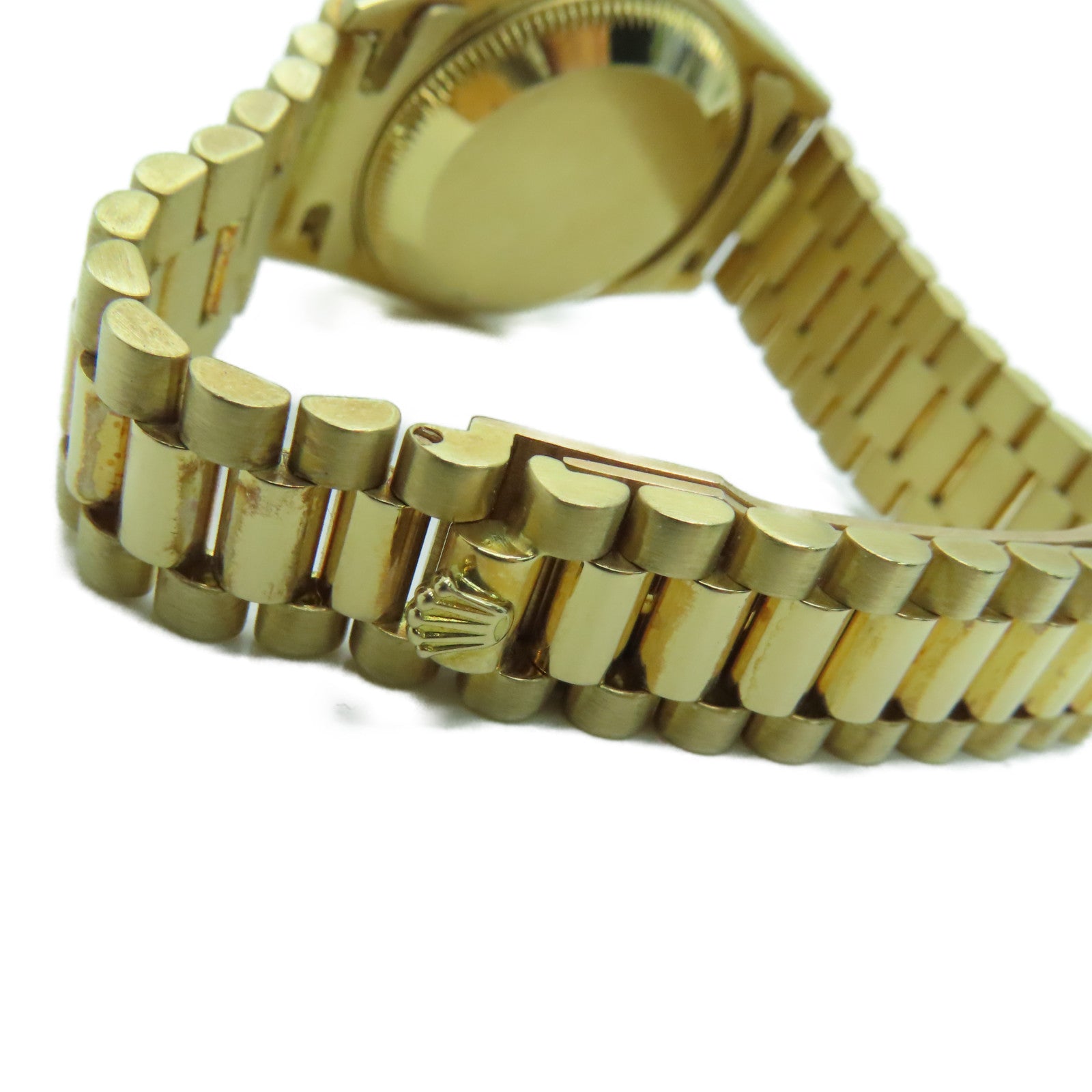 ROLEX Datejust 18K黃金/不鏽鋼手錶自動機芯金色