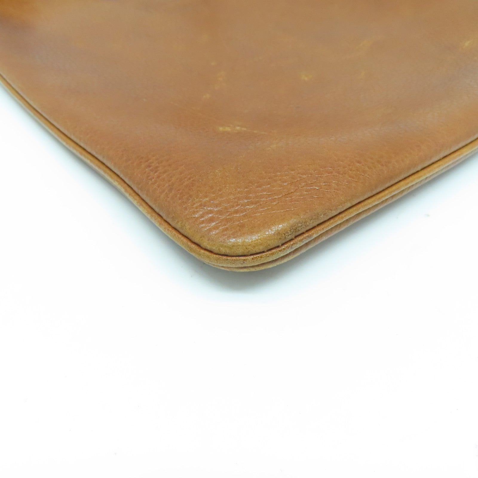 HERMES Barenia Faubourg皮革Aline Mini銀扣肩背袋啡色