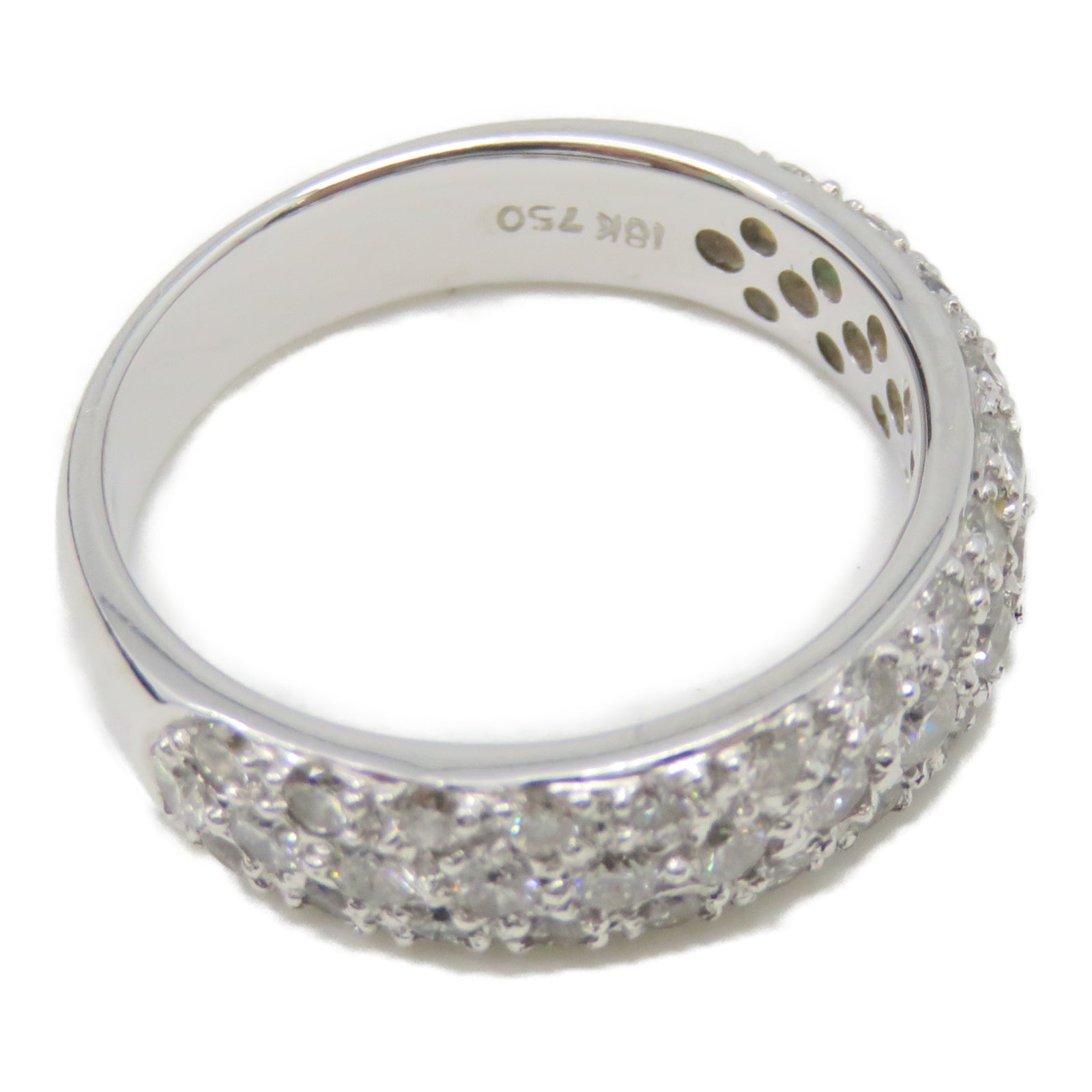JEWELRY 18白金Diamond Ring鑽石戒指US#10