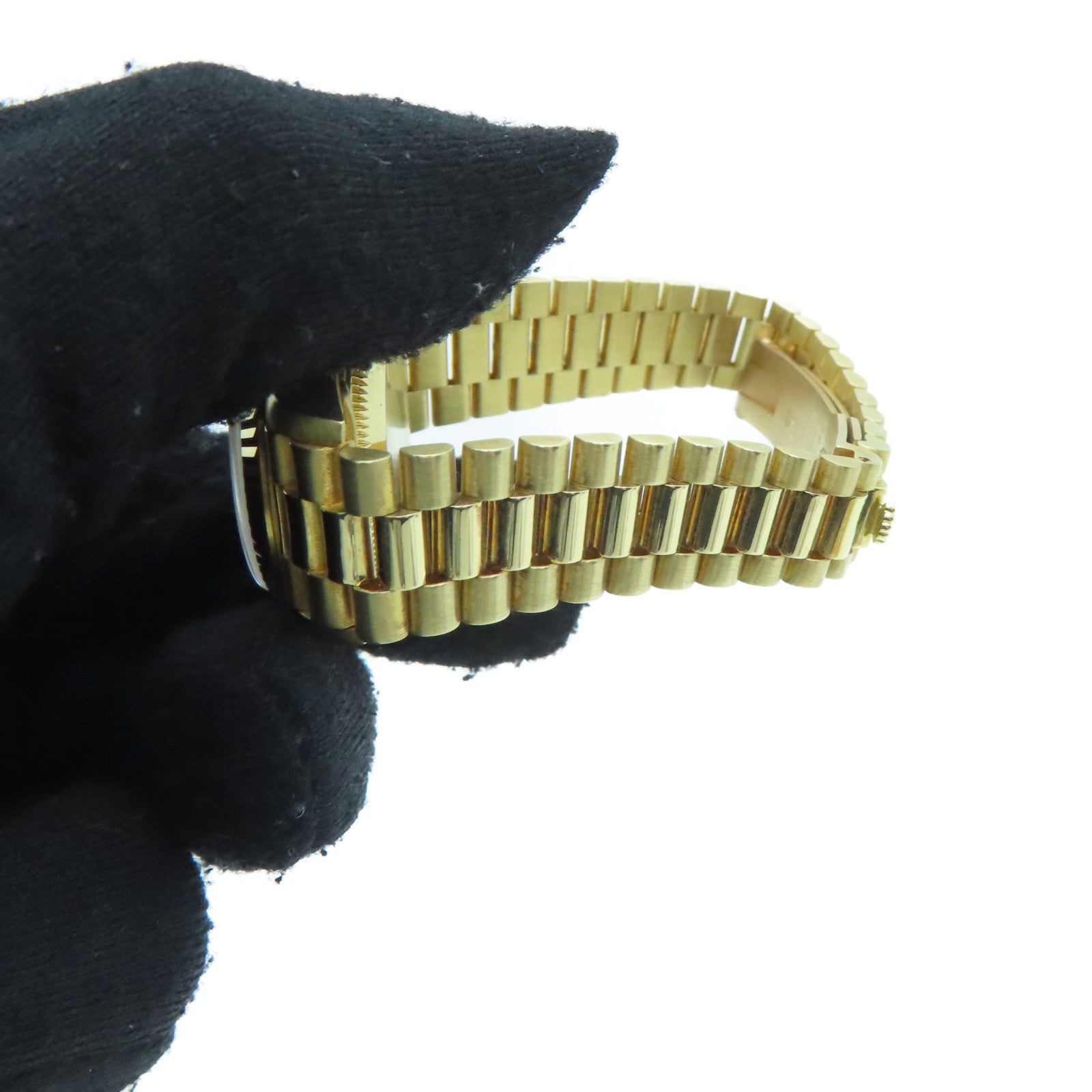 ROLEX Datejust 18K黃金/不鏽鋼手錶自動機芯金色