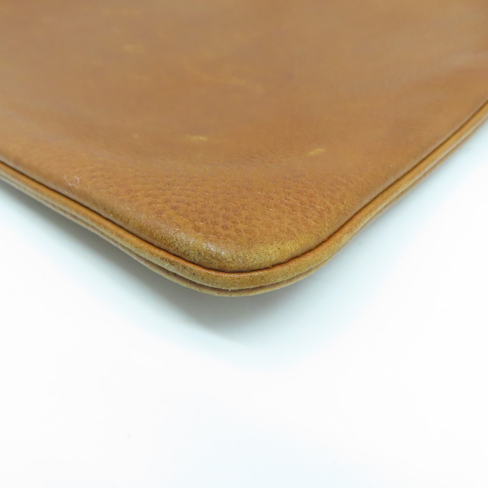 HERMES Barenia Faubourg皮革Aline Mini銀扣肩背袋啡色