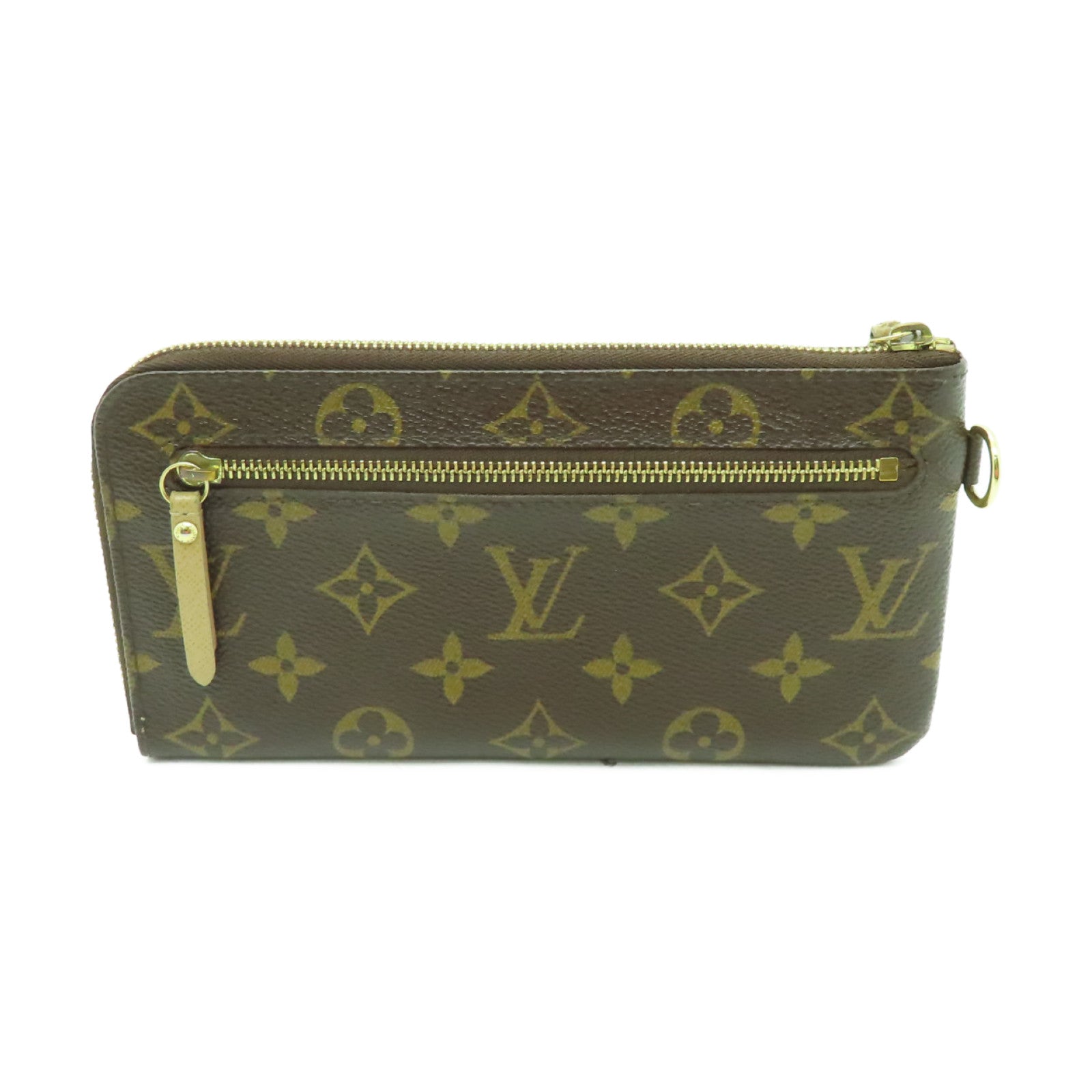 LOUIS VUITTON Monogram Complice Trunks & Bags Wallet金扣長錢包棕色