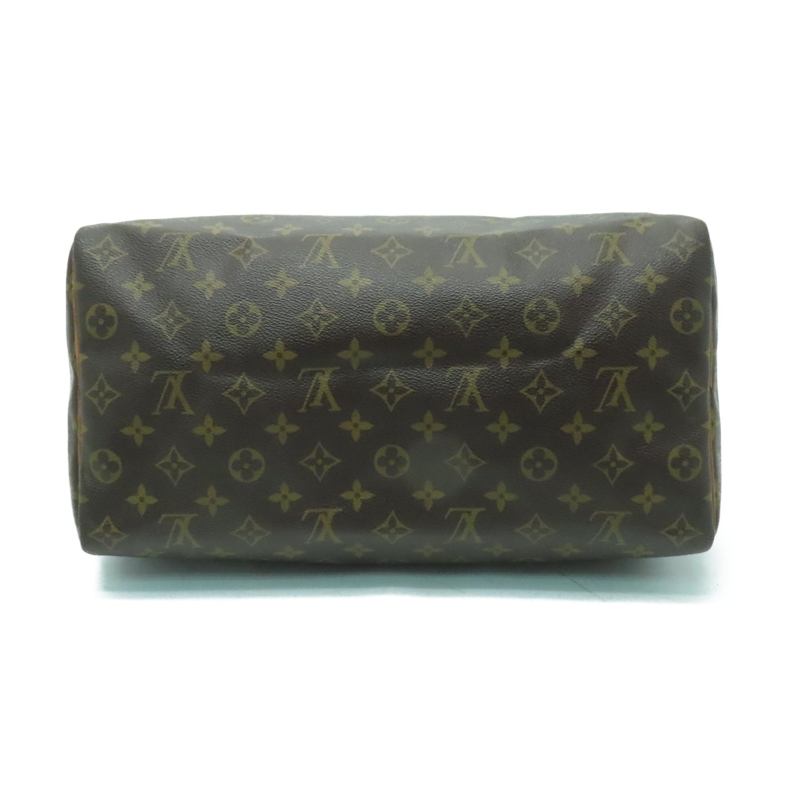 LOUIS VUITTON Monogram Speedy 35金扣手挽袋啡色