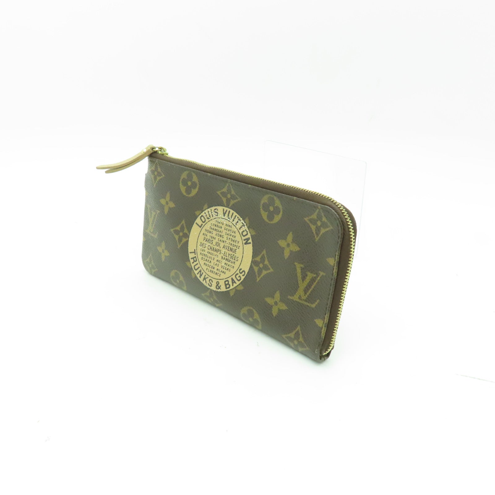 LOUIS VUITTON Monogram Complice Trunks & Bags Wallet金扣長錢包棕色