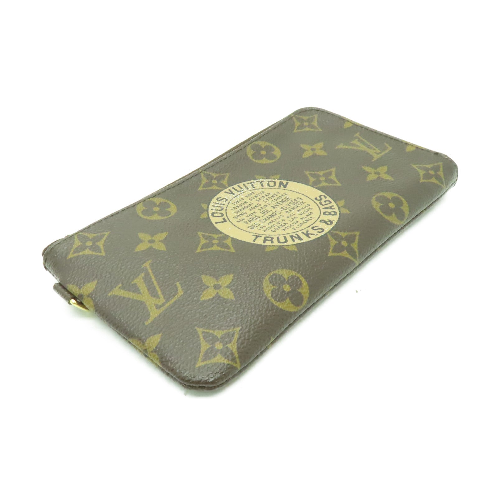 LOUIS VUITTON Monogram Complice Trunks & Bags Wallet金扣長錢包棕色