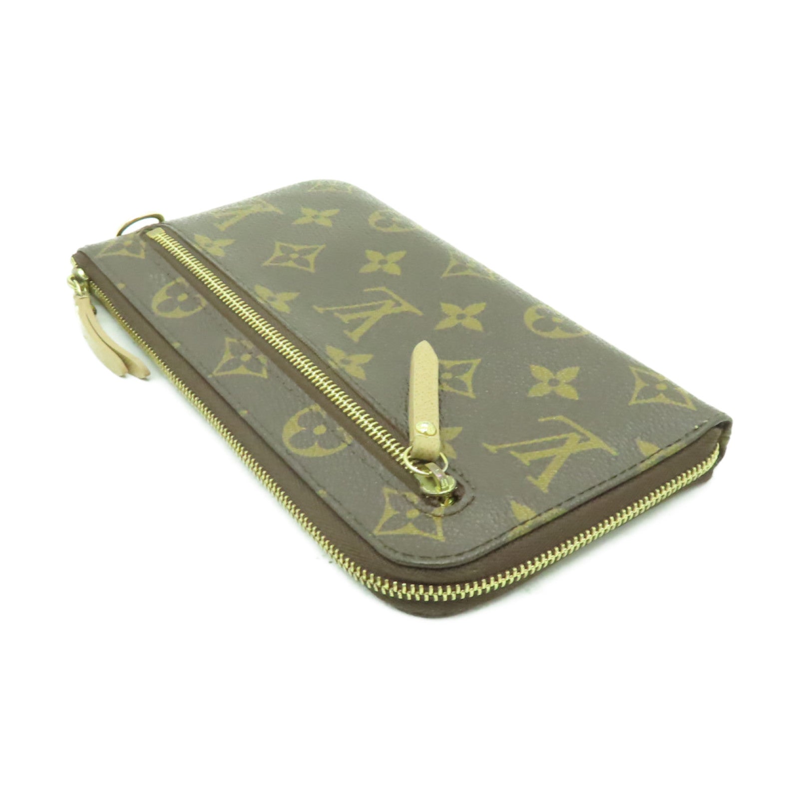 LOUIS VUITTON Monogram Complice Trunks & Bags Wallet金扣長錢包棕色