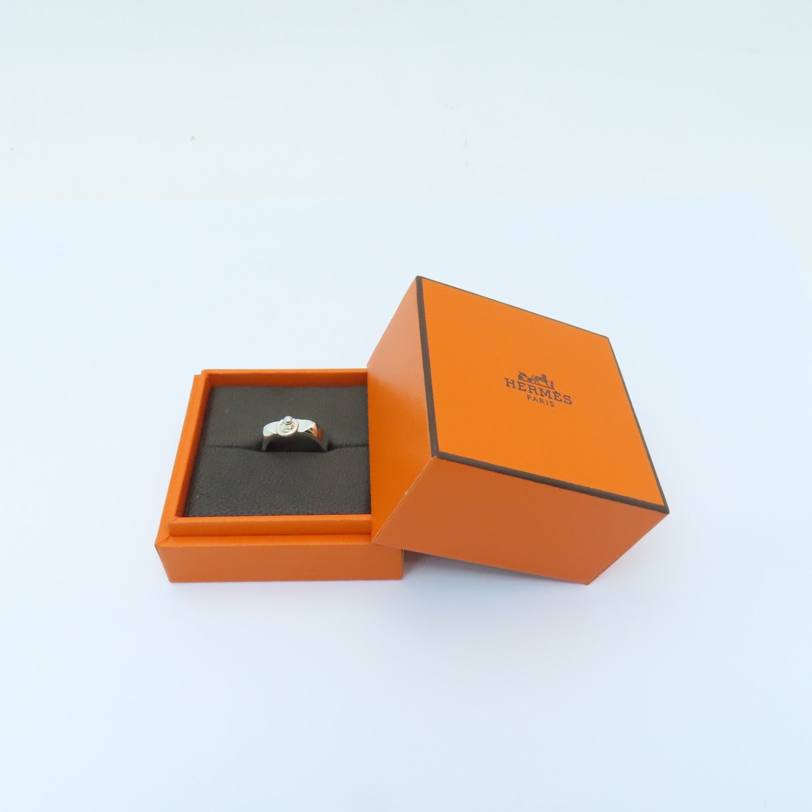 HERMES 925純銀CDC 925 Ring戒指US#5.5銀色