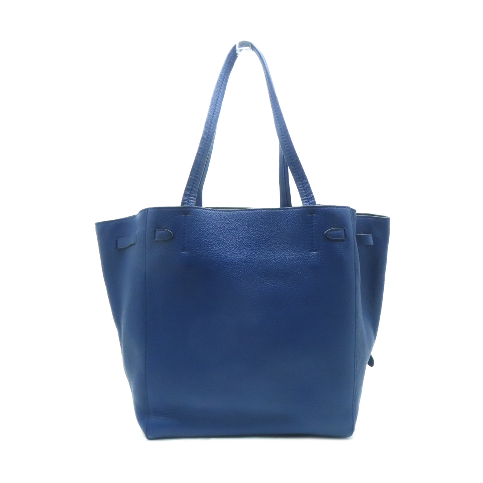 CELINE 牛皮皮革Tote Bag肩背袋藍色