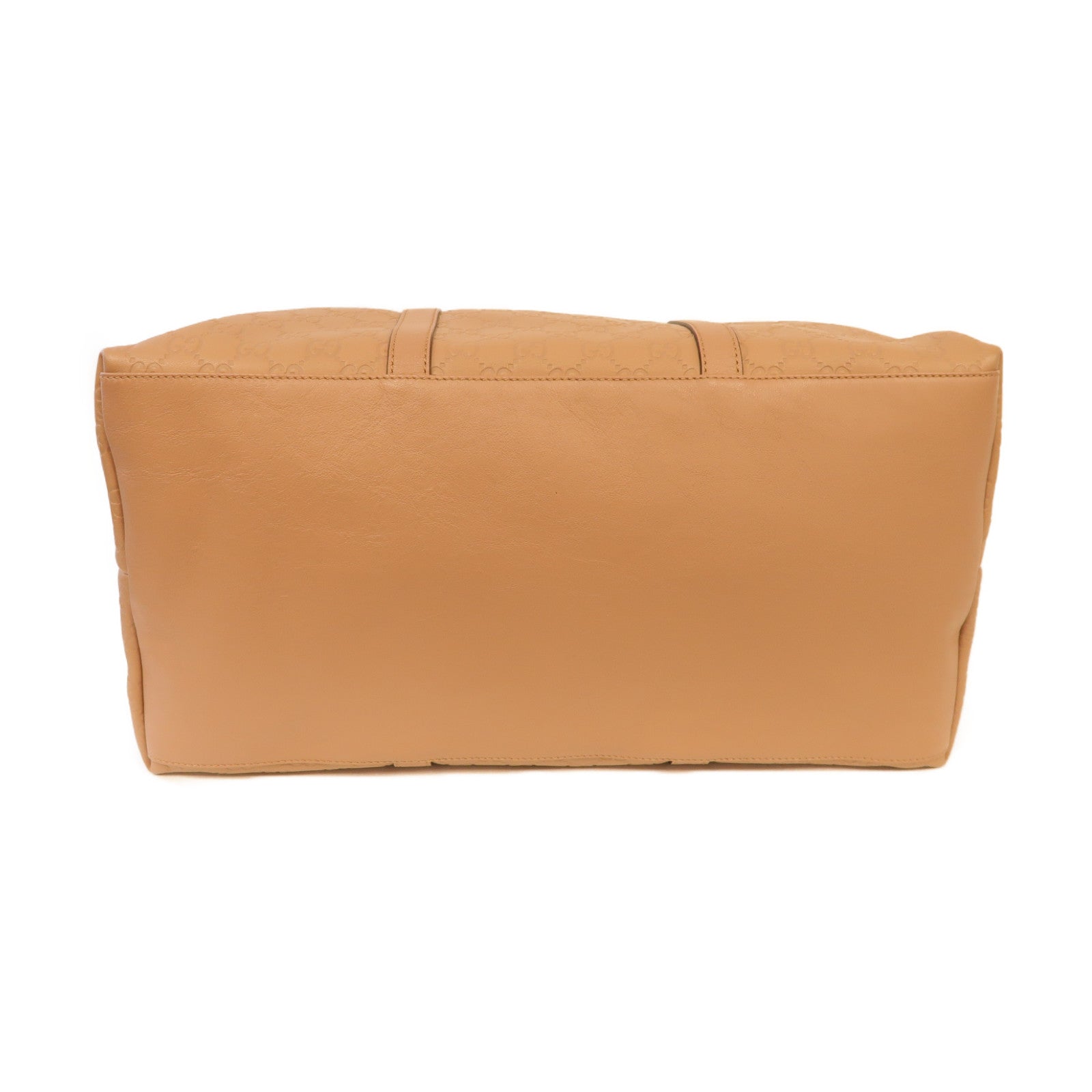 GUCCI 牛皮皮革Tote Bag金扣手挽袋粉紅色