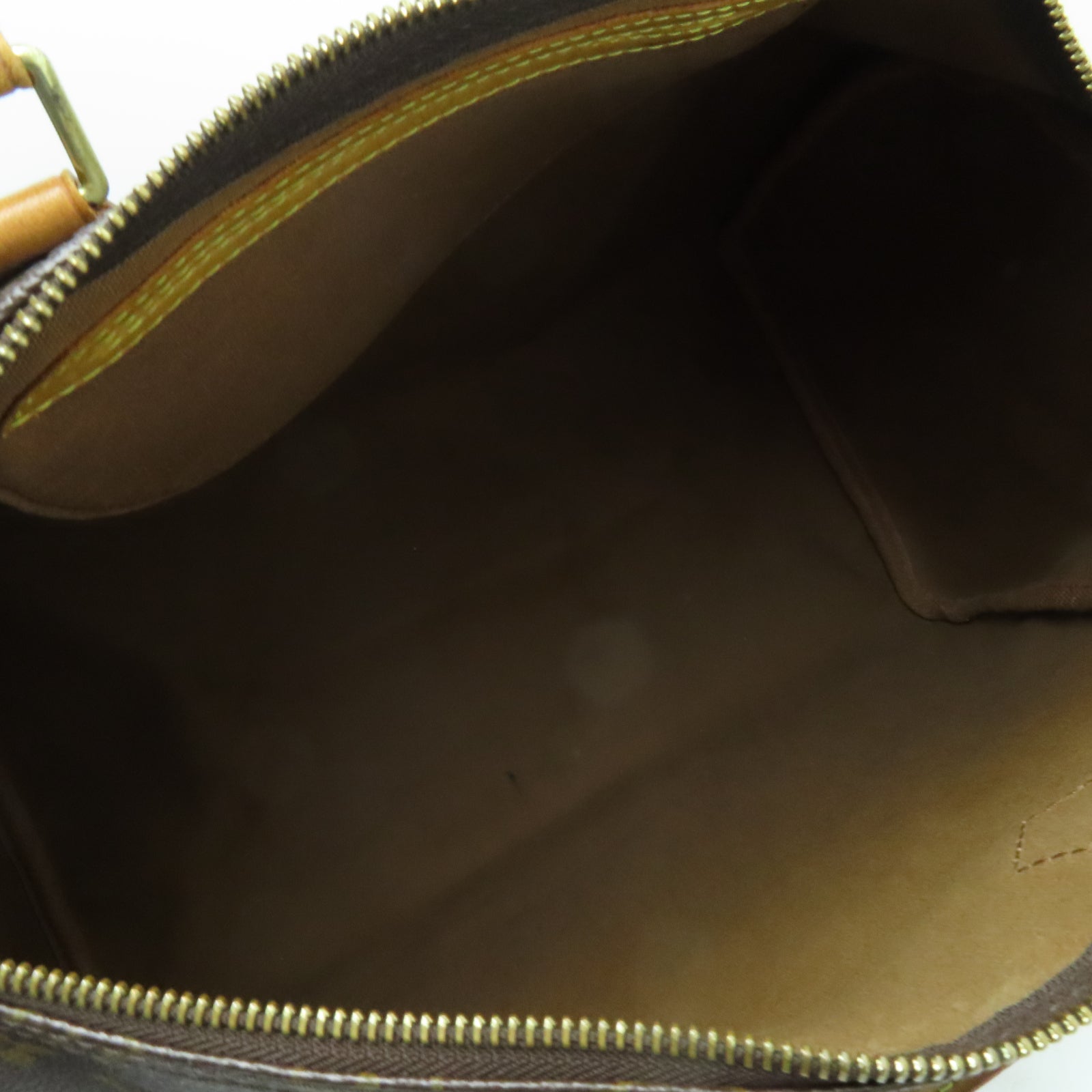 LOUIS VUITTON Monogram Speedy 35金扣手挽袋啡色