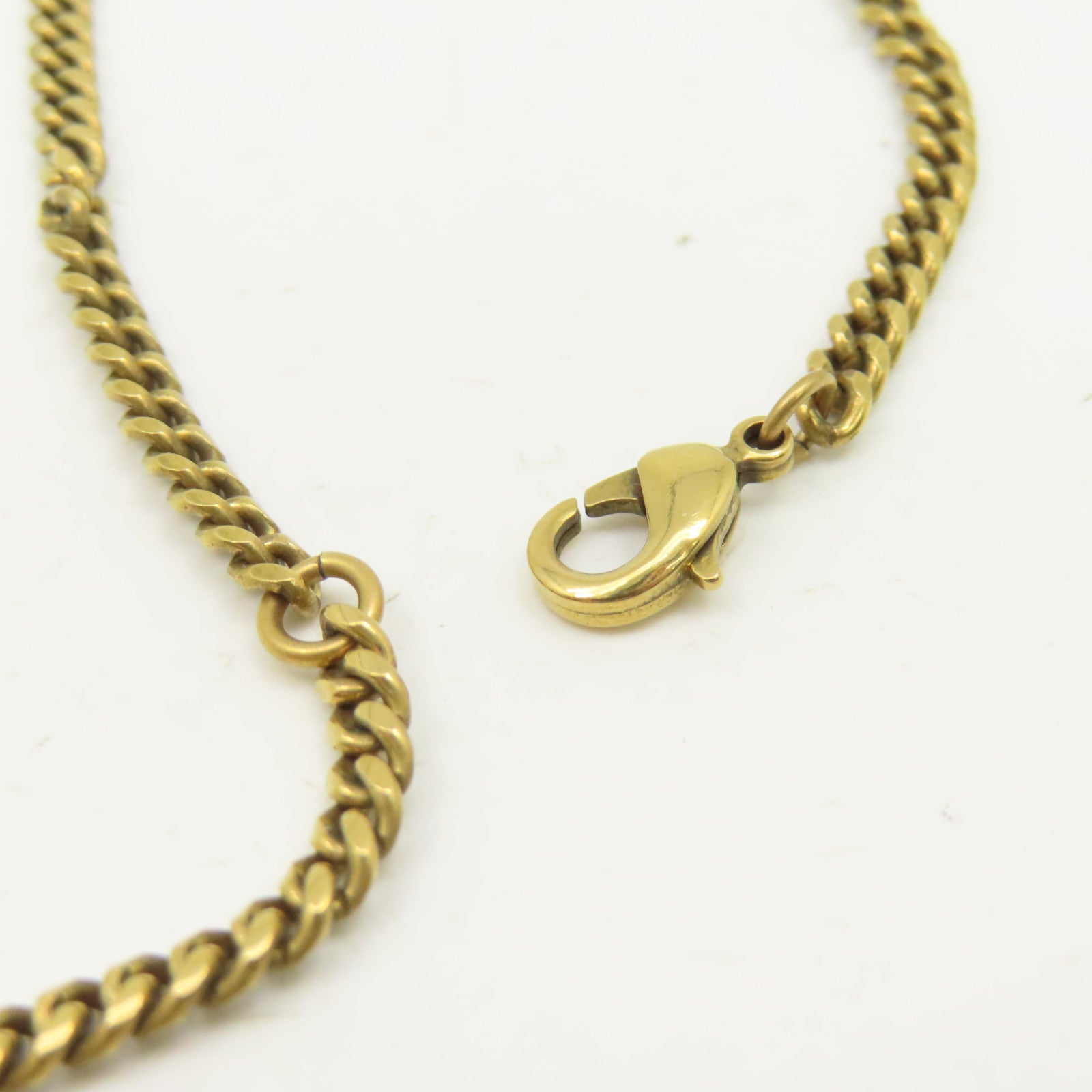 CHANEL 金屬/水晶Necklace項鍊金色#40cm