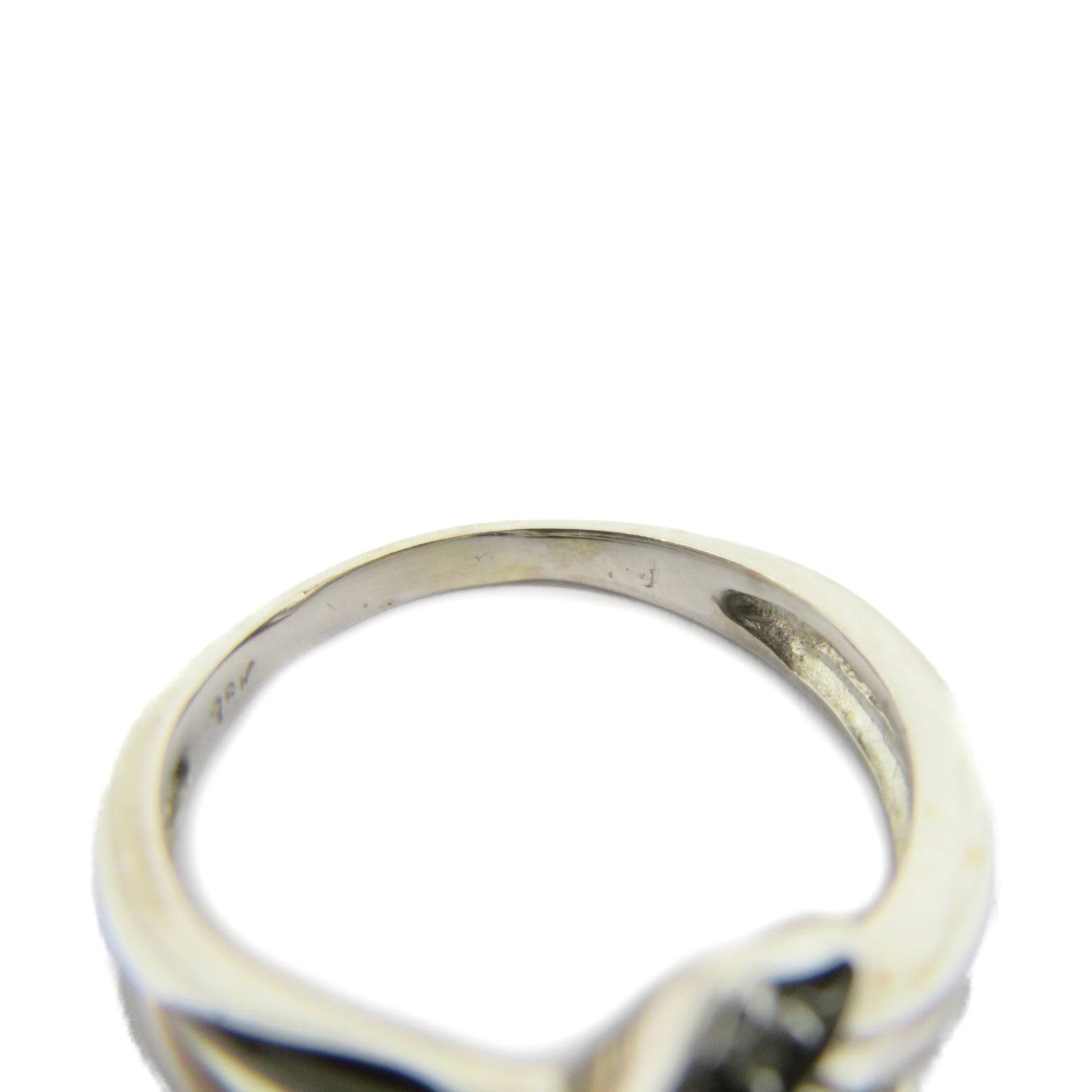 JEWELRY 【激減優惠】18K白金Sapphire Ring藍寶石戒指US#5.25