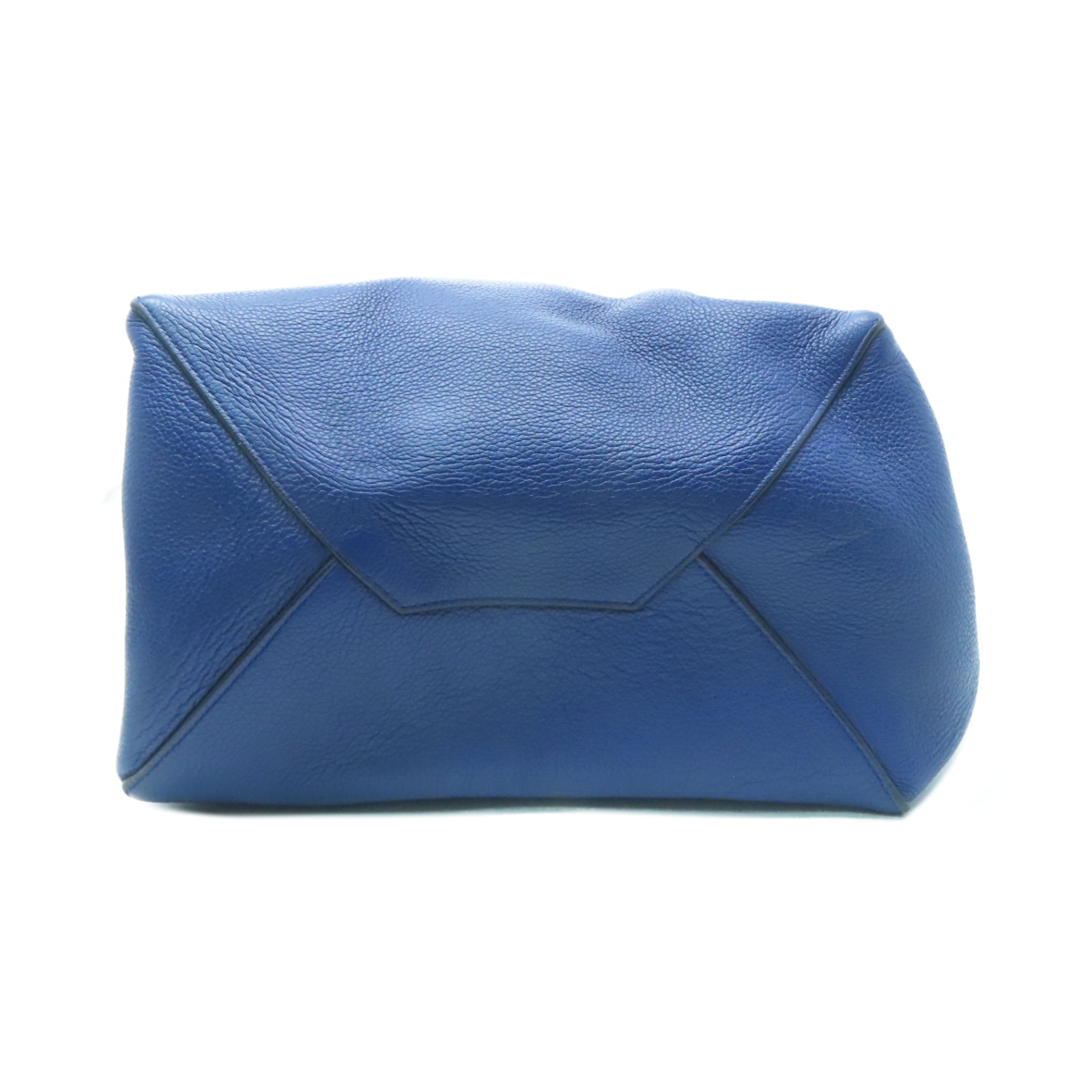 CELINE 牛皮皮革Tote Bag肩背袋藍色