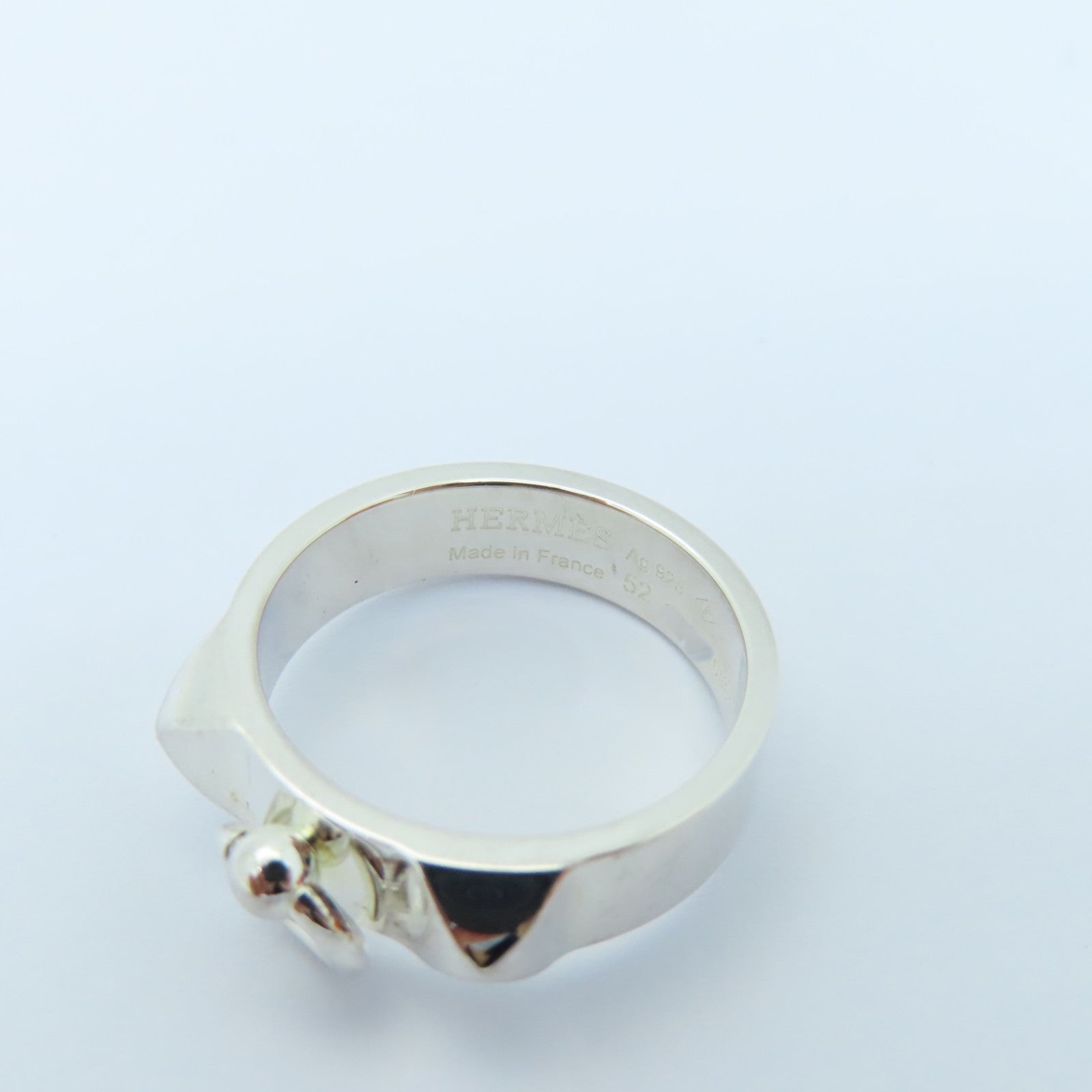 HERMES 925純銀CDC 925 Ring戒指US#5.5銀色