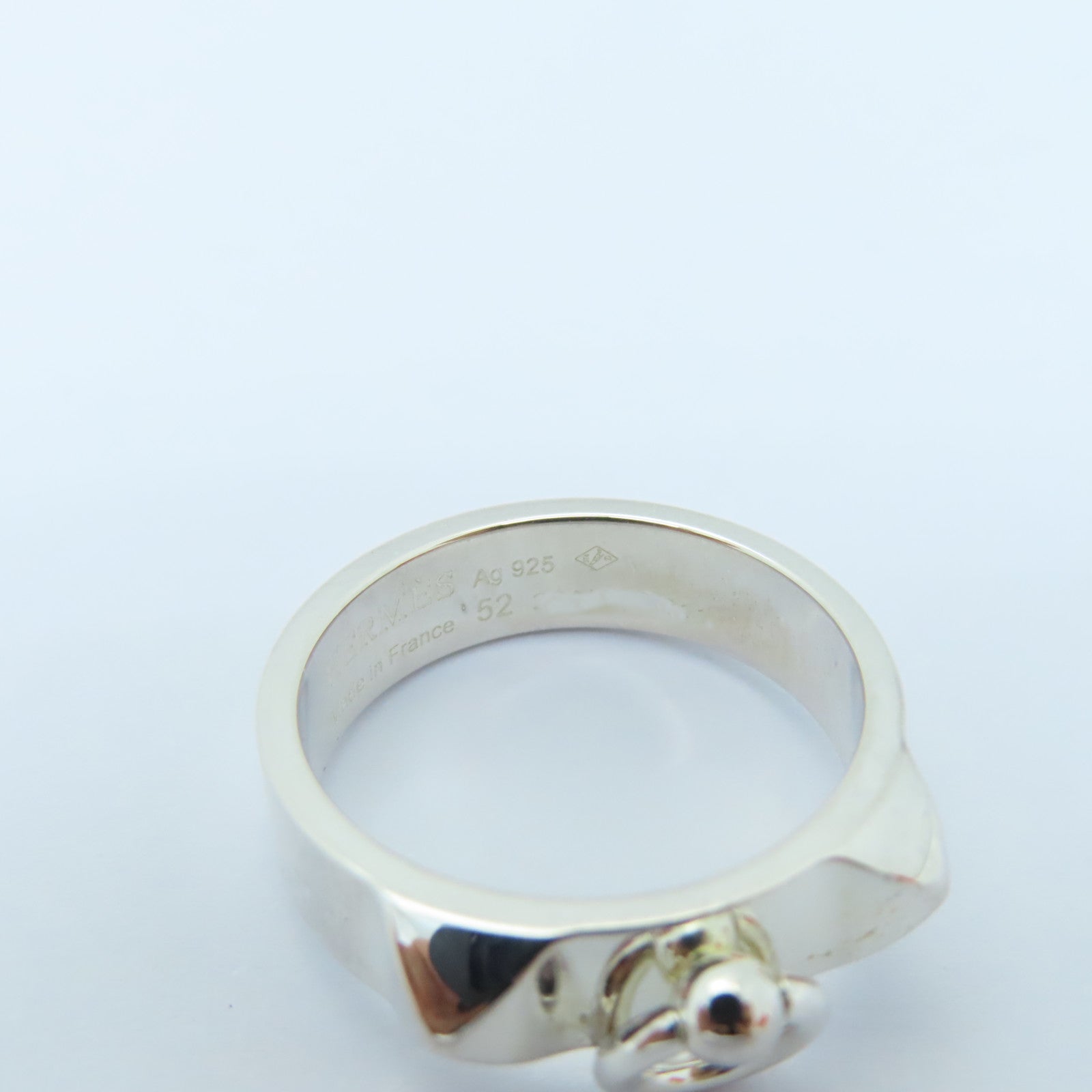 HERMES 925純銀CDC 925 Ring戒指US#5.5銀色