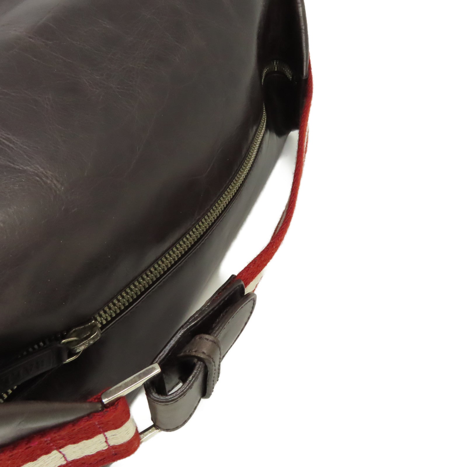BALLY 牛皮皮革Hand Bag手挽袋啡色