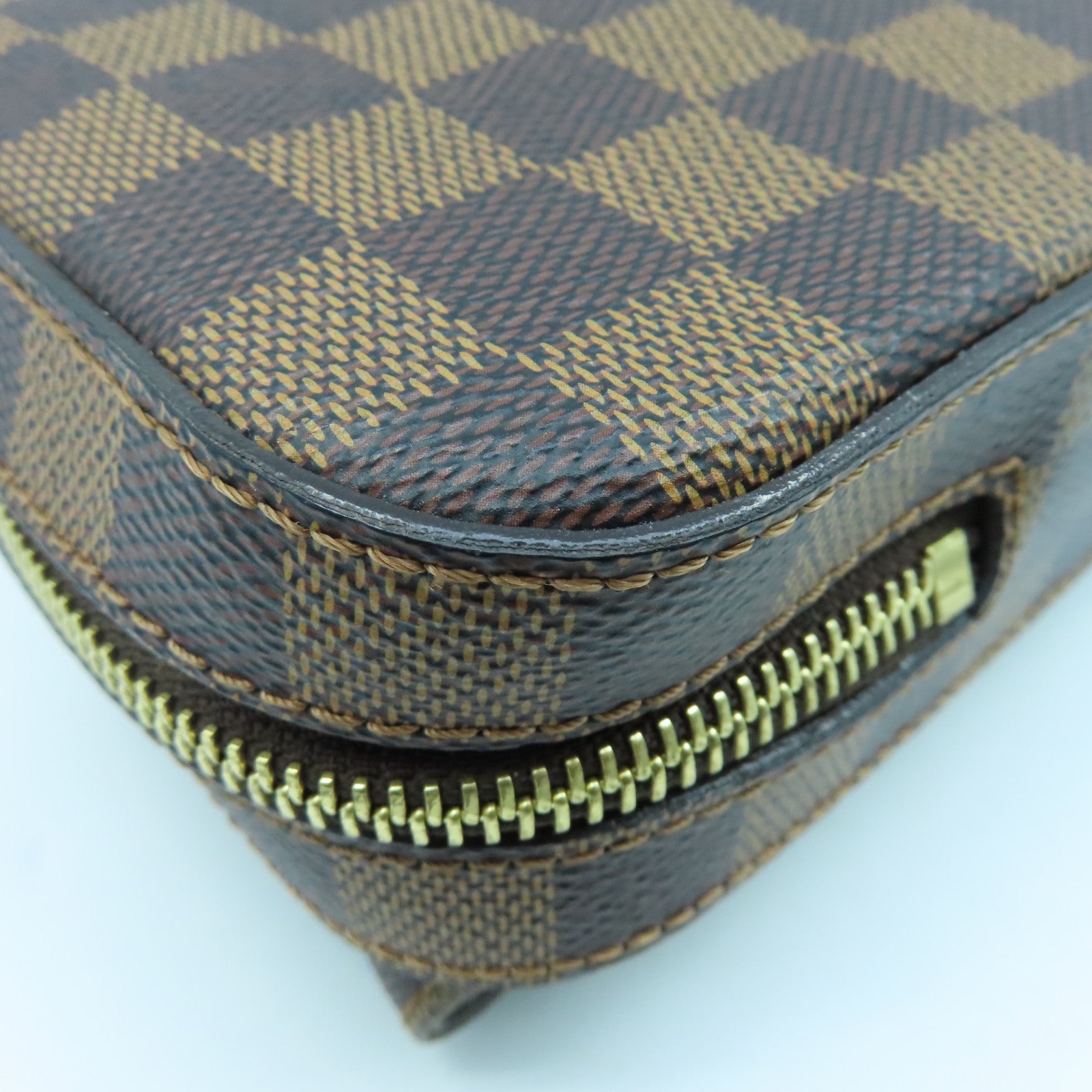 LOUIS VUITTON Damier Geronimos Waist Bag金扣腰包啡色