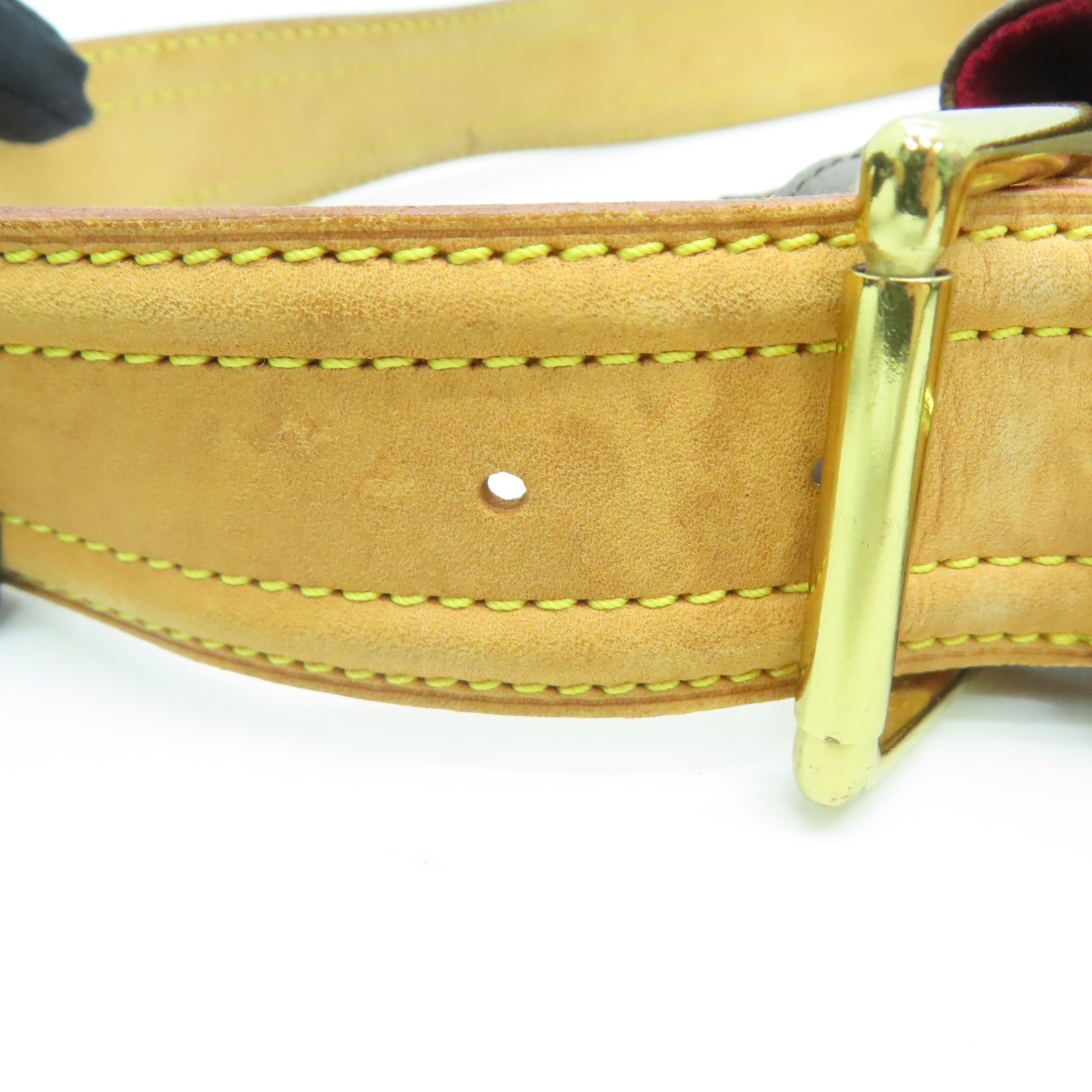 LOUIS VUITTON Monogram Viva Cite GM Gold Buckle Hand Bag / Shoulder Bag Brown
