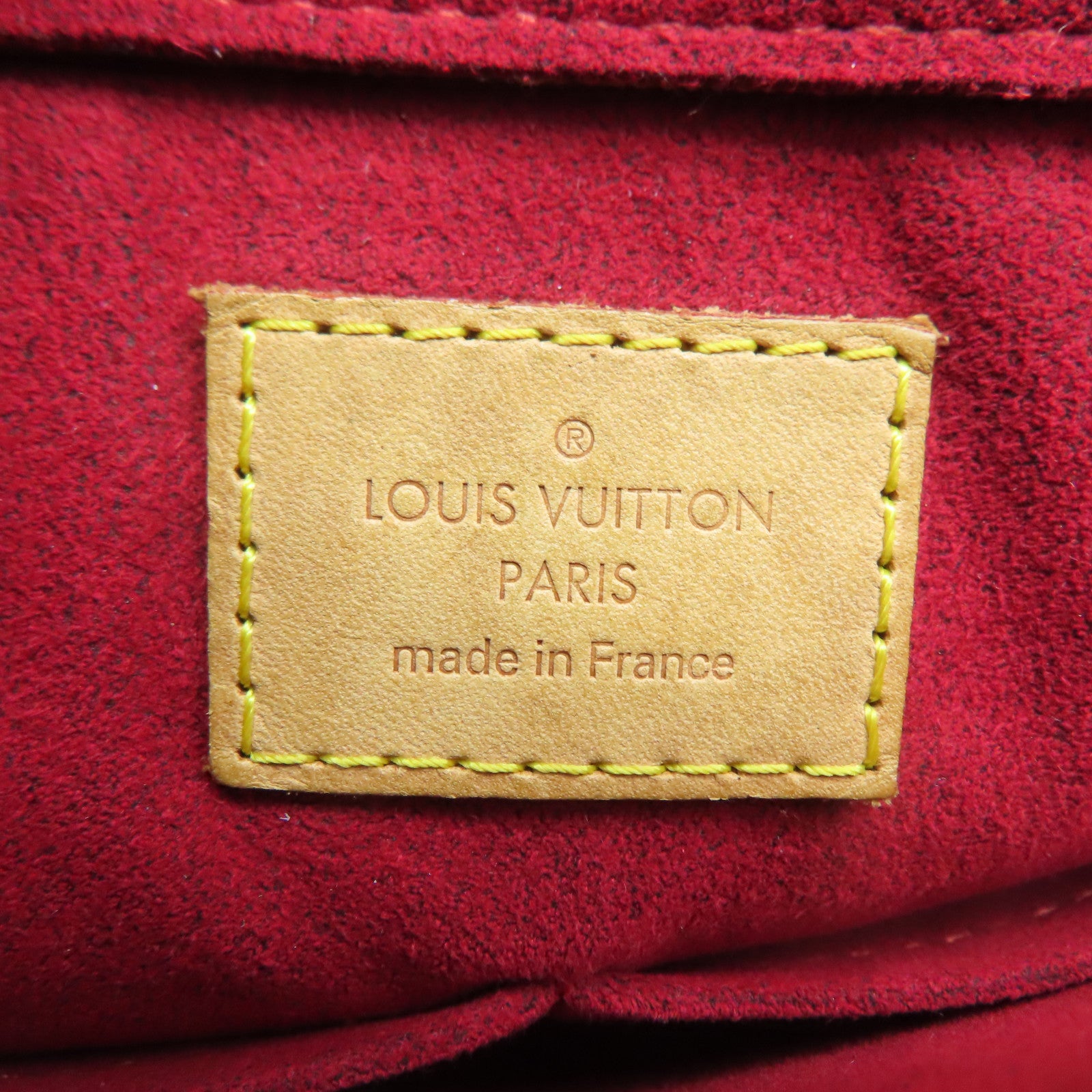 LOUIS VUITTON Monogram Viva Cite GM Gold Buckle Hand Bag / Shoulder Bag Brown