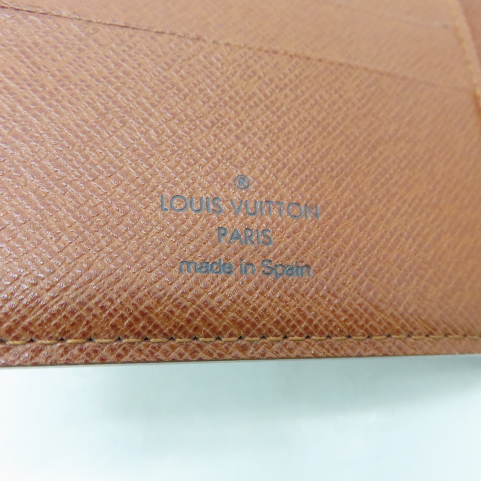 LOUIS VUITTON Monogram Multiple Wallet Gold Buckle Wallet Brown