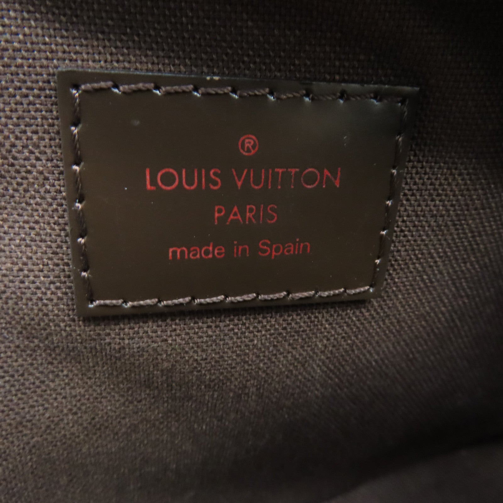 LOUIS VUITTON Damier Geronimos Waist Bag金扣腰包啡色