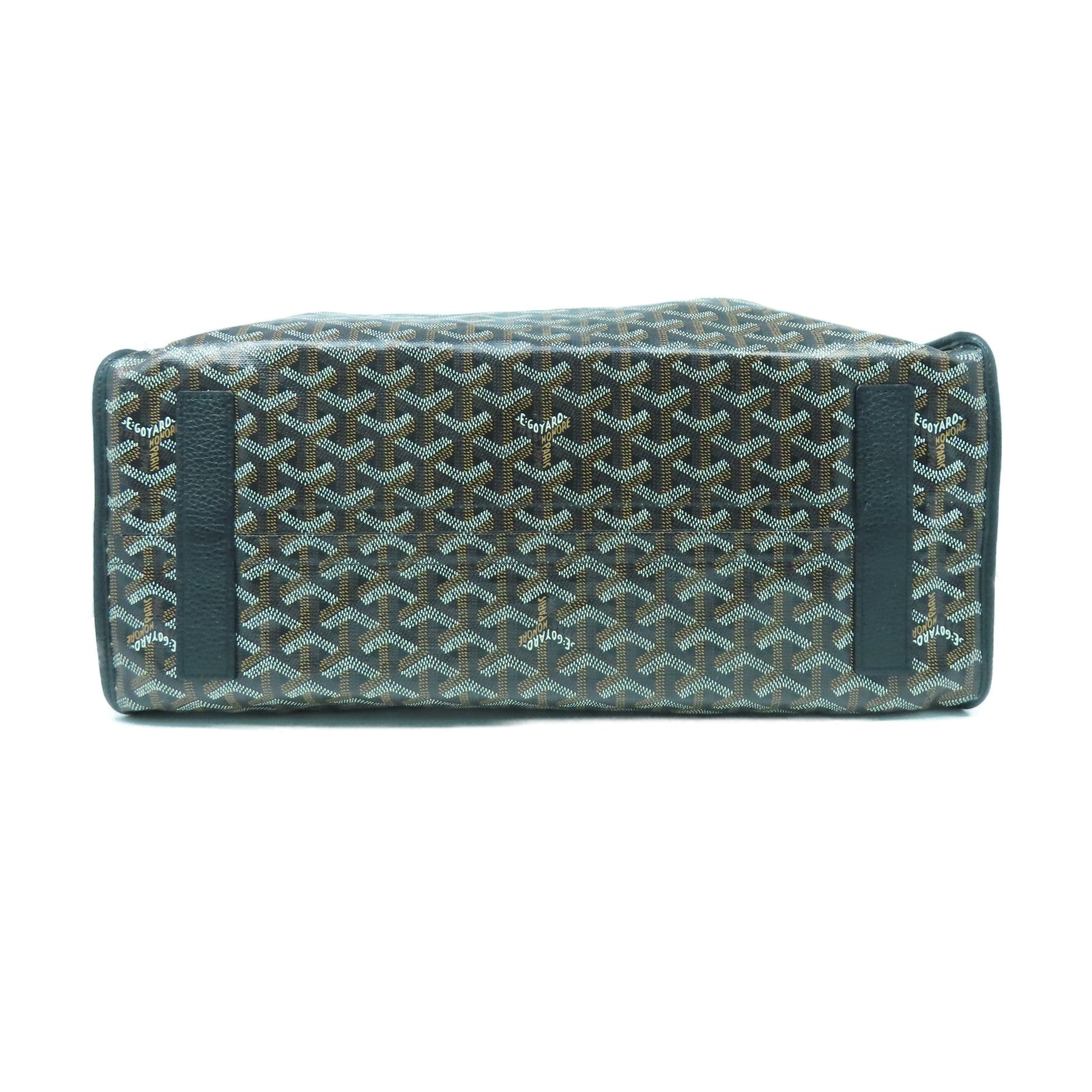 GOYARD 塗層帆布Sac Hardy Pet Carrier PM銀扣肩背袋黑色