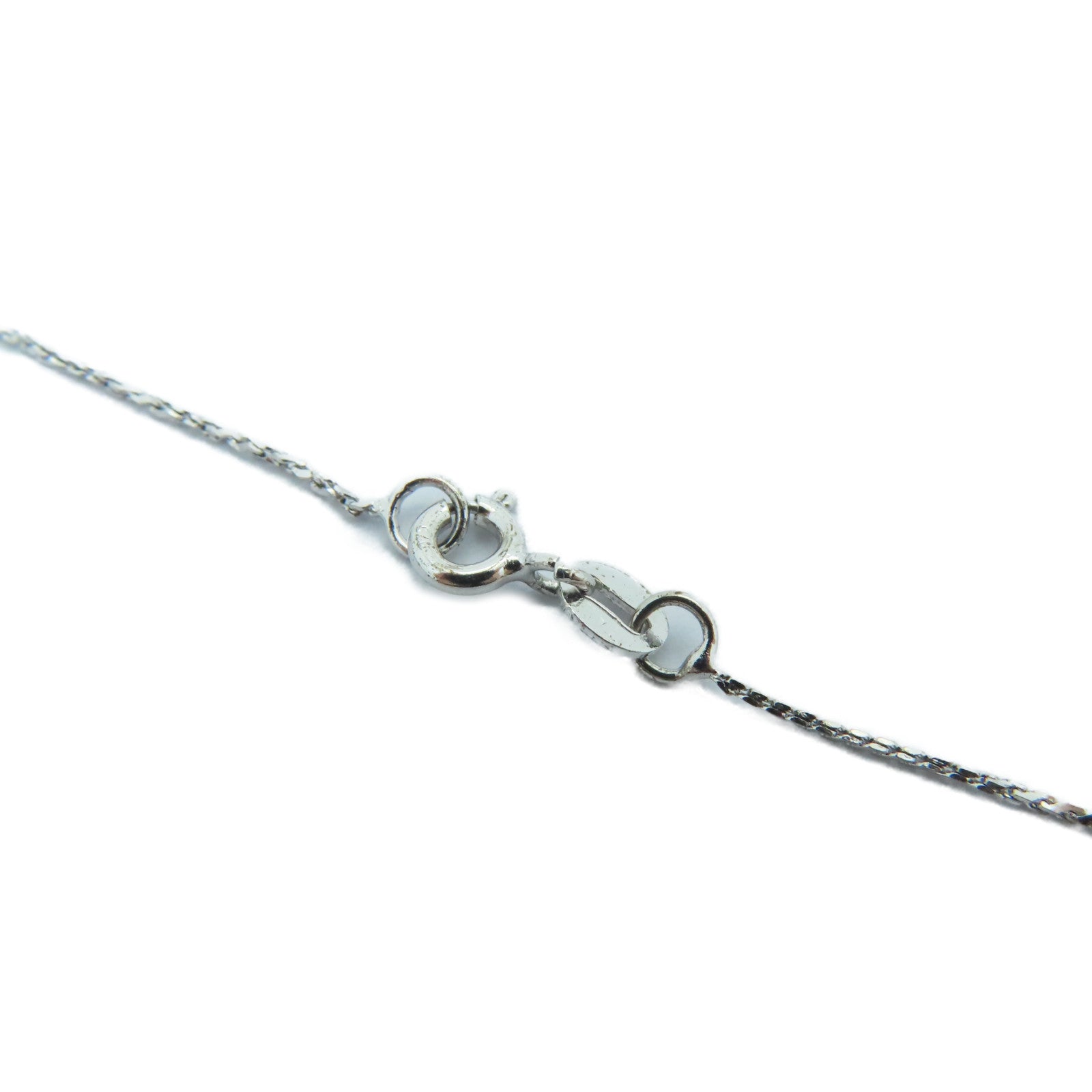 JEWELRY [Sharp Discount] 18K White Gold/925 Sterling Silver Diamond Necklace 0.37ct Diamond Necklace