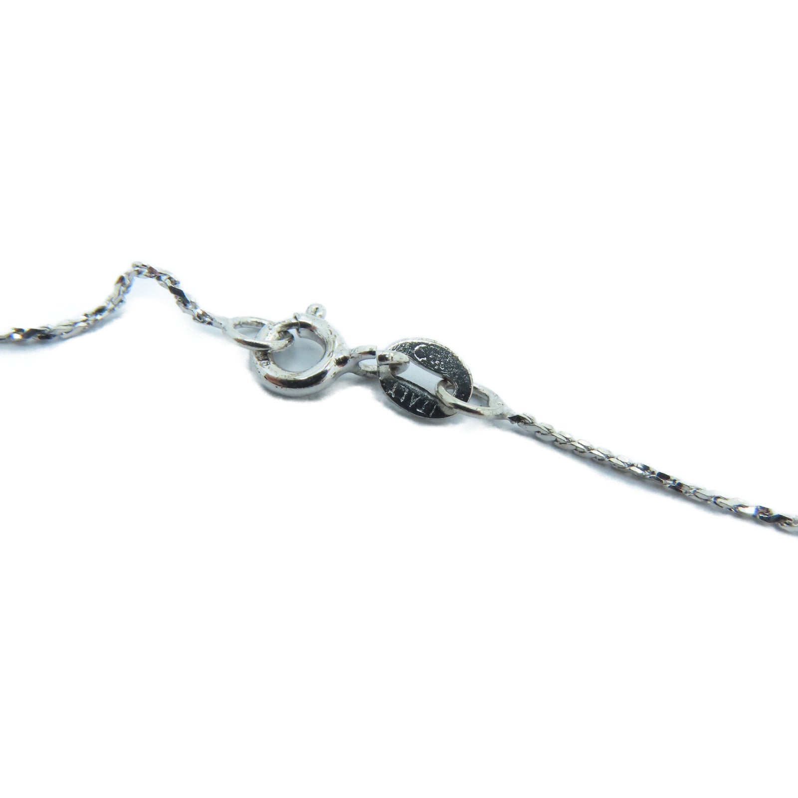 JEWELRY [Sharp Discount] 18K White Gold/925 Sterling Silver Diamond Necklace 0.37ct Diamond Necklace