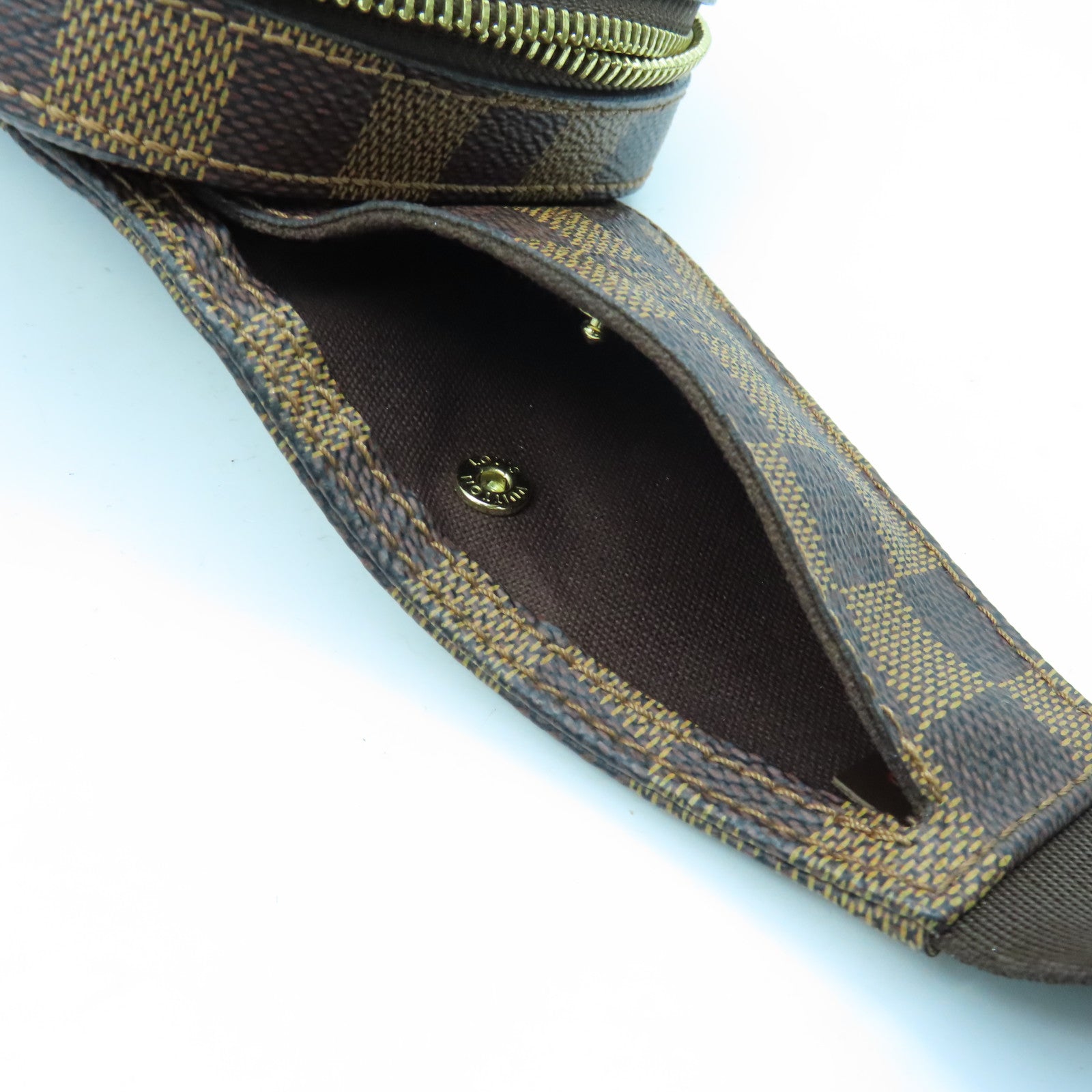 LOUIS VUITTON Damier Geronimos Waist Bag金扣腰包啡色
