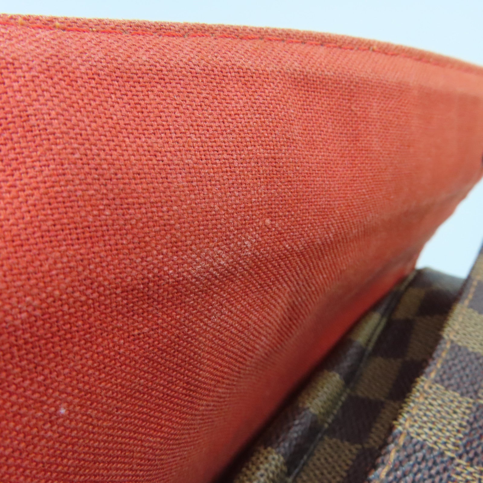 LOUIS VUITTON Damier Naviglio金扣肩背袋啡色