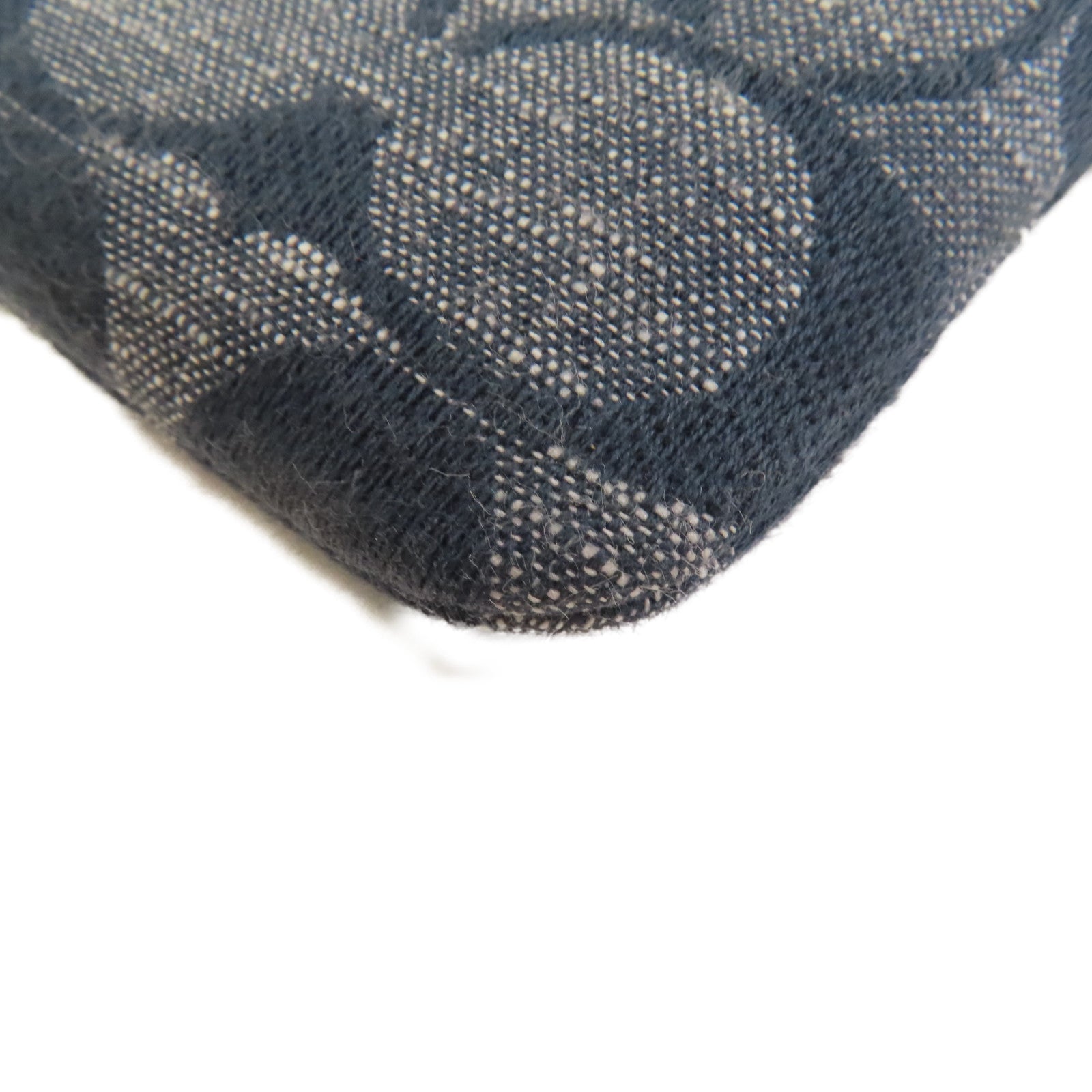 COACH 帆布Pouch手拿包寶藍色