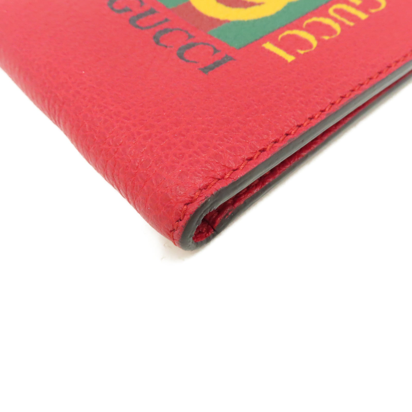 GUCCI 牛皮皮革Short Wallet短錢包紅色