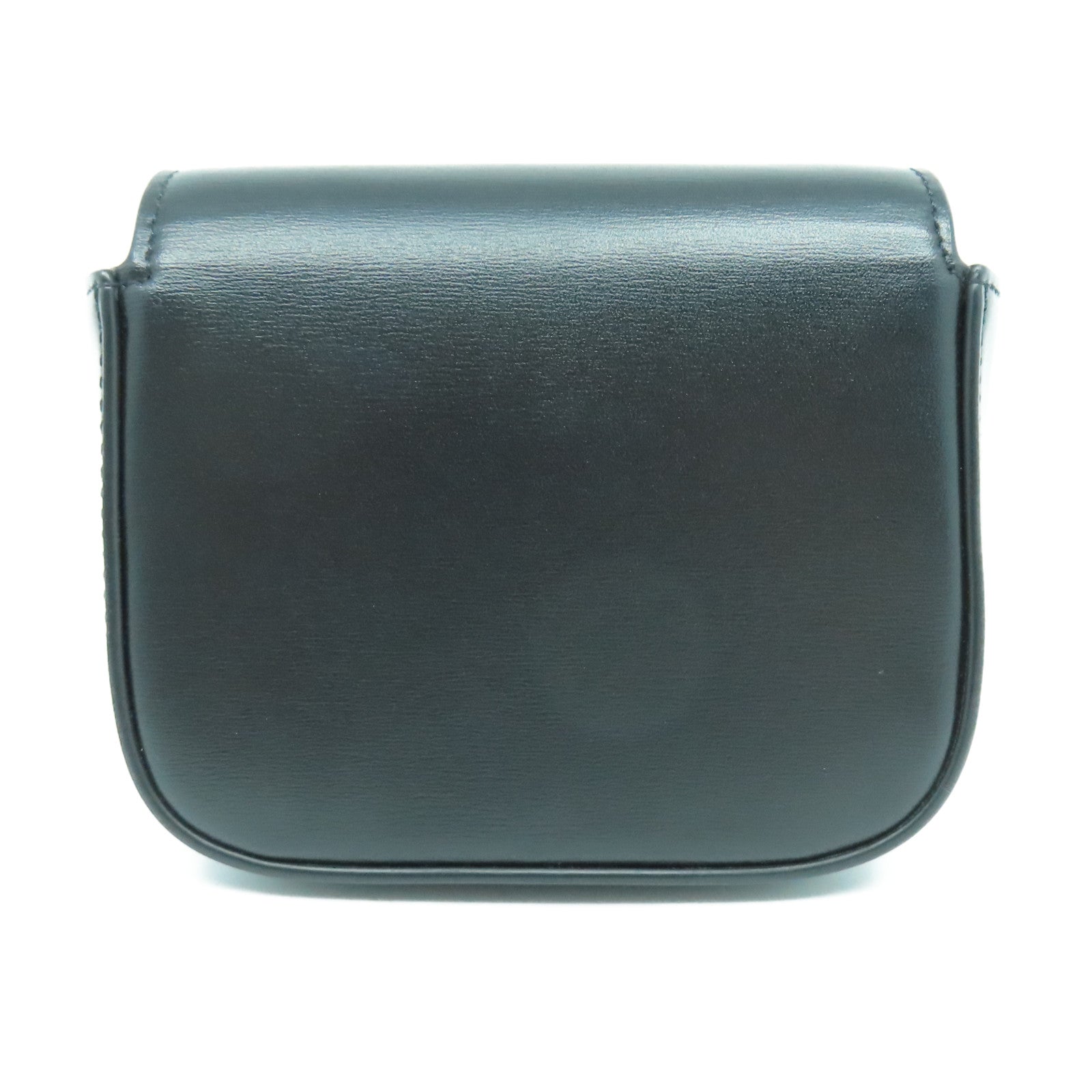 CELINE 牛皮皮革Claude Mini Bag金扣肩背袋黑色