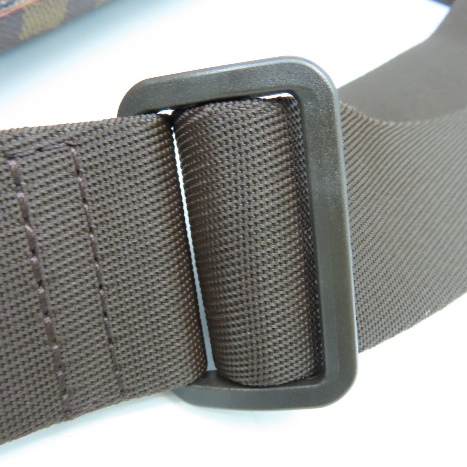 LOUIS VUITTON Damier Naviglio金扣肩背袋啡色