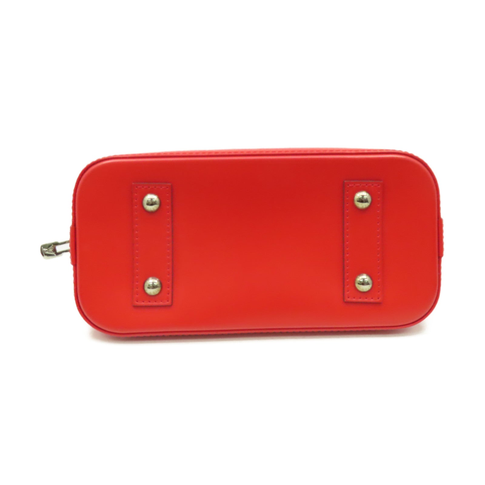 LOUIS VUITTON Epi Alma BB 2Way Shoulder Bag銀扣手挽肩背兩用袋紅色