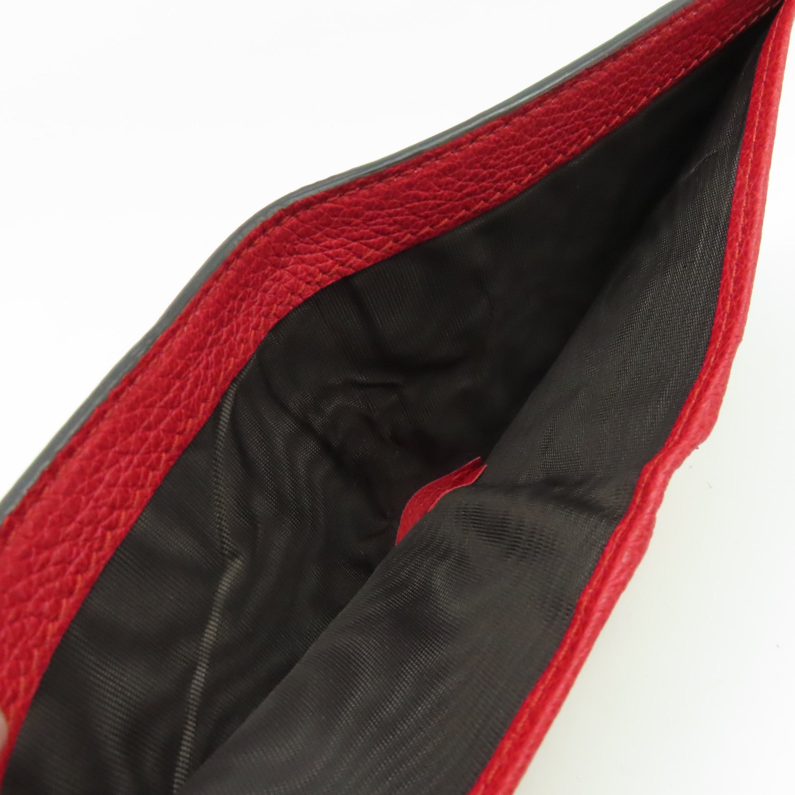 GUCCI 牛皮皮革Short Wallet短錢包紅色