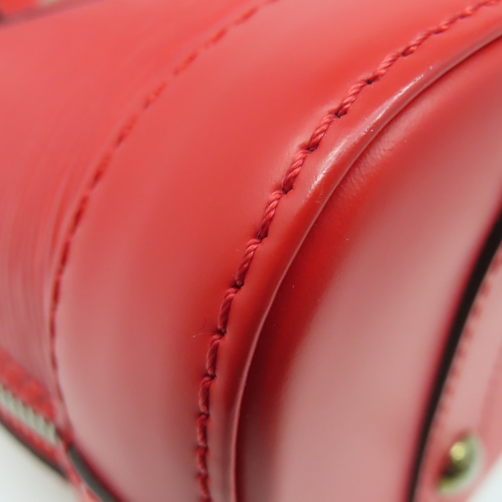 LOUIS VUITTON Epi Alma BB 2Way Shoulder Bag銀扣手挽肩背兩用袋紅色