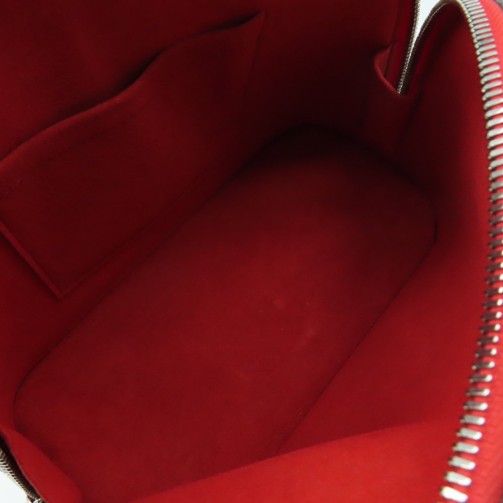 LOUIS VUITTON Epi Alma BB 2Way Shoulder Bag銀扣手挽肩背兩用袋紅色