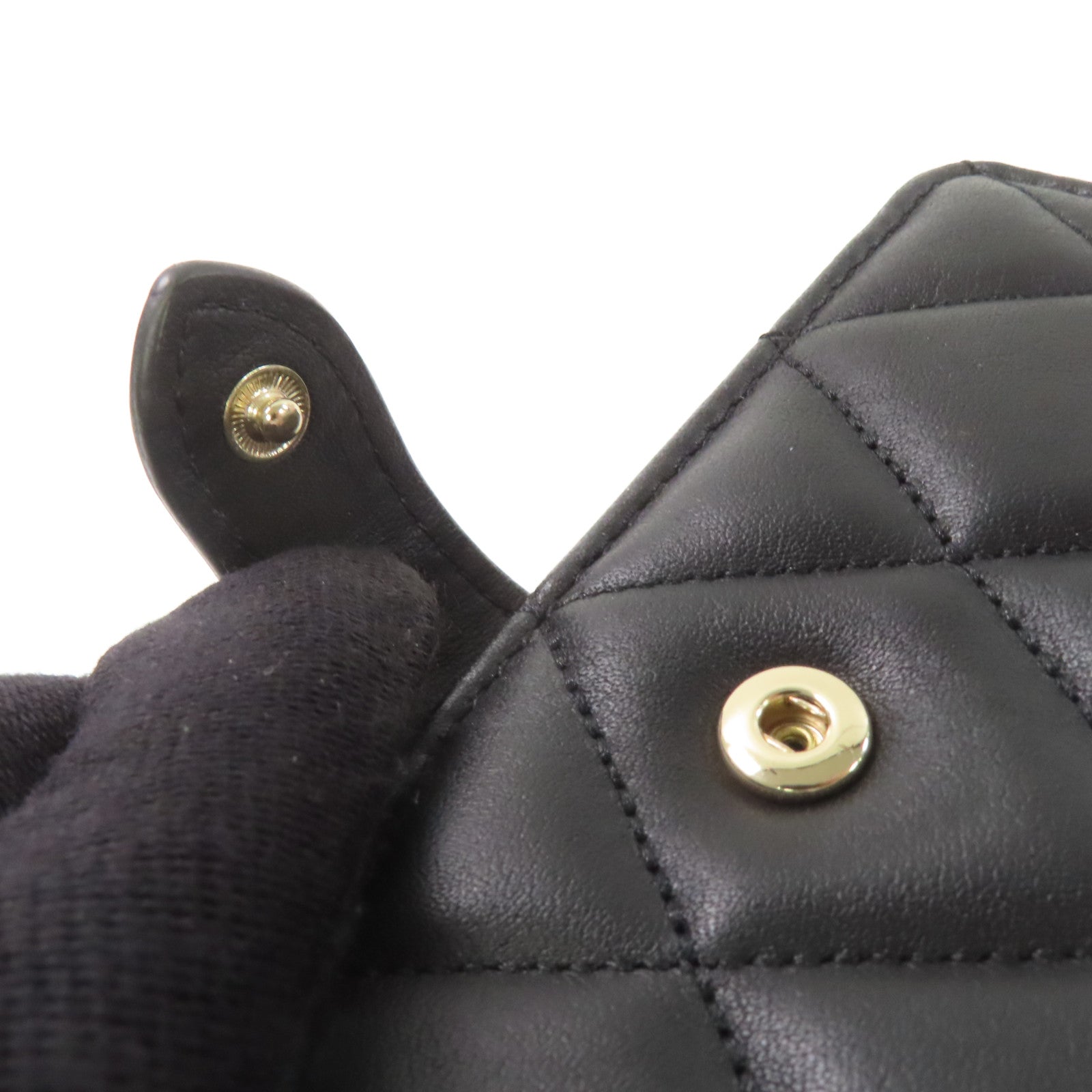 Kate Spade 牛皮皮革Short Wallet金扣短錢包黑色