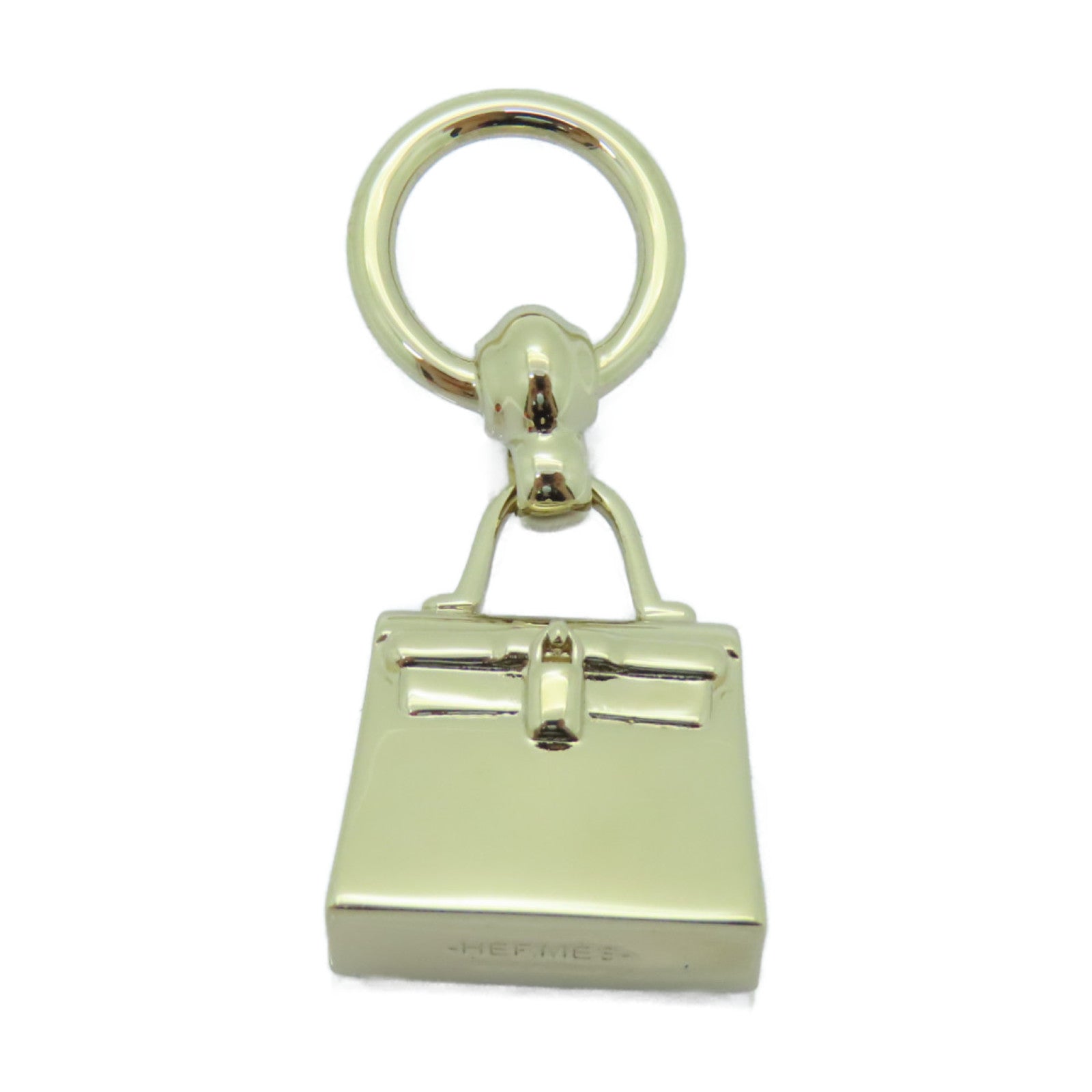 HERMES 金属Twilly Charm金扣挂饰金色