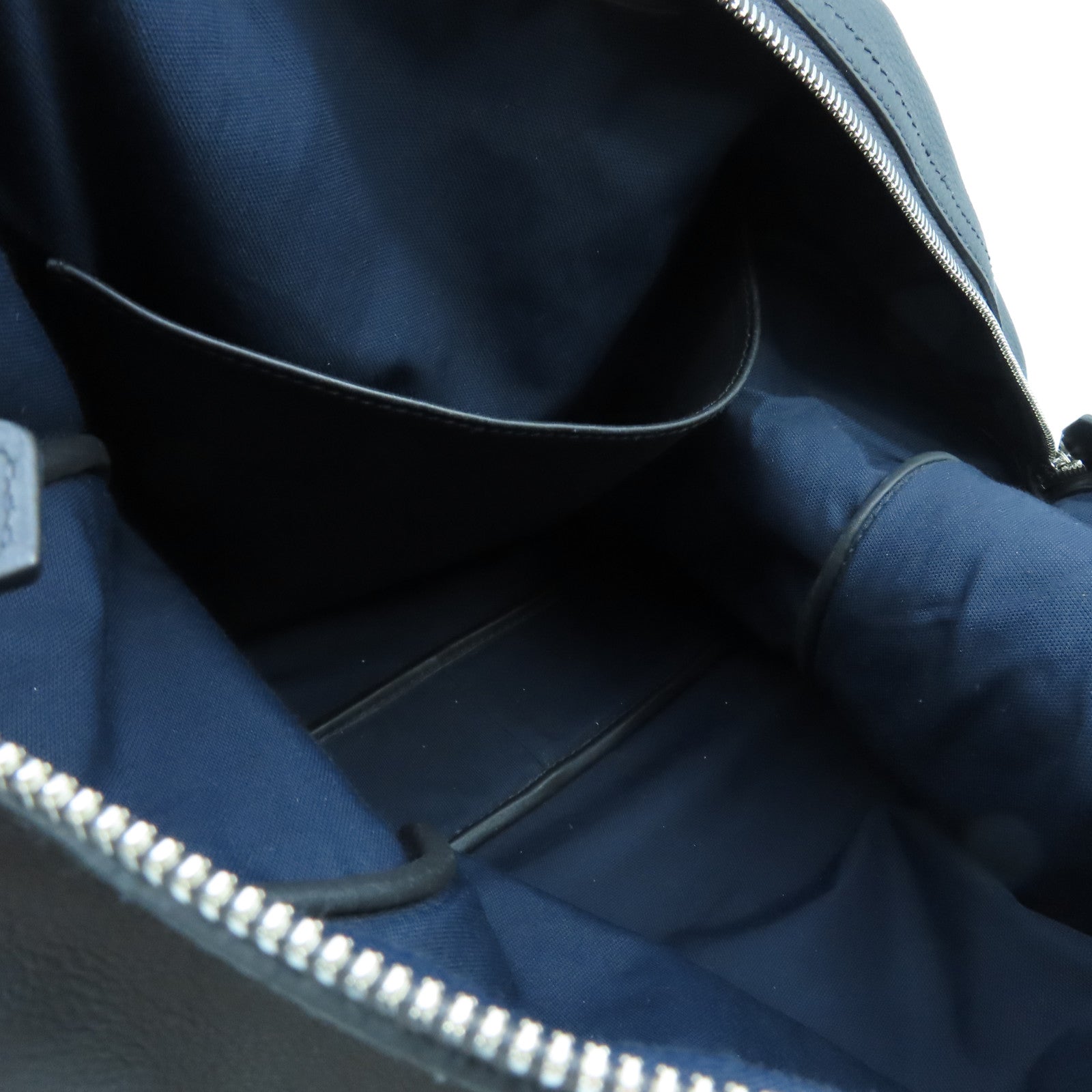 HERMES Leather Cristobal Cityslide Silver Buckle Shoulder Bag Black