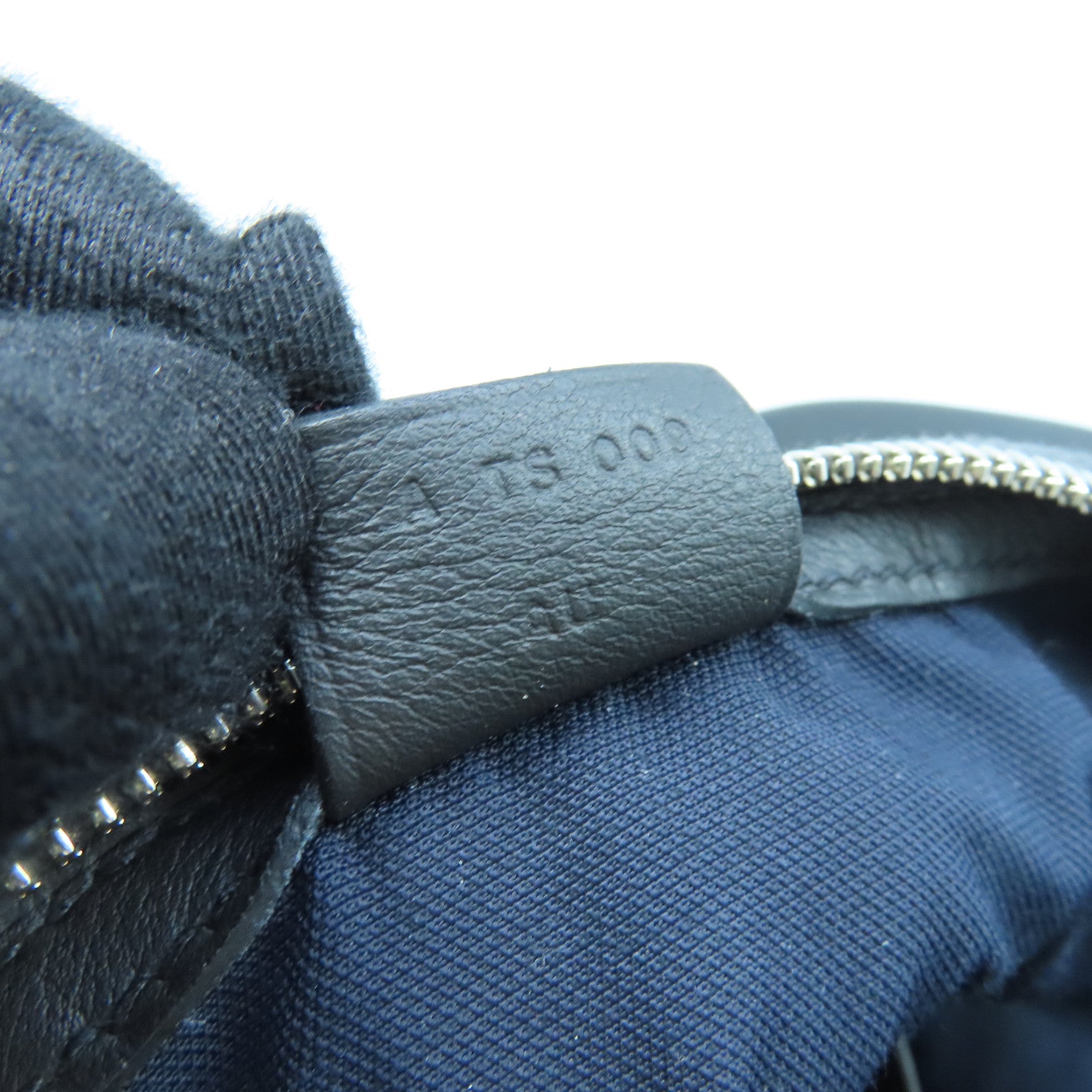 HERMES Leather Cristobal Cityslide Silver Buckle Shoulder Bag Black