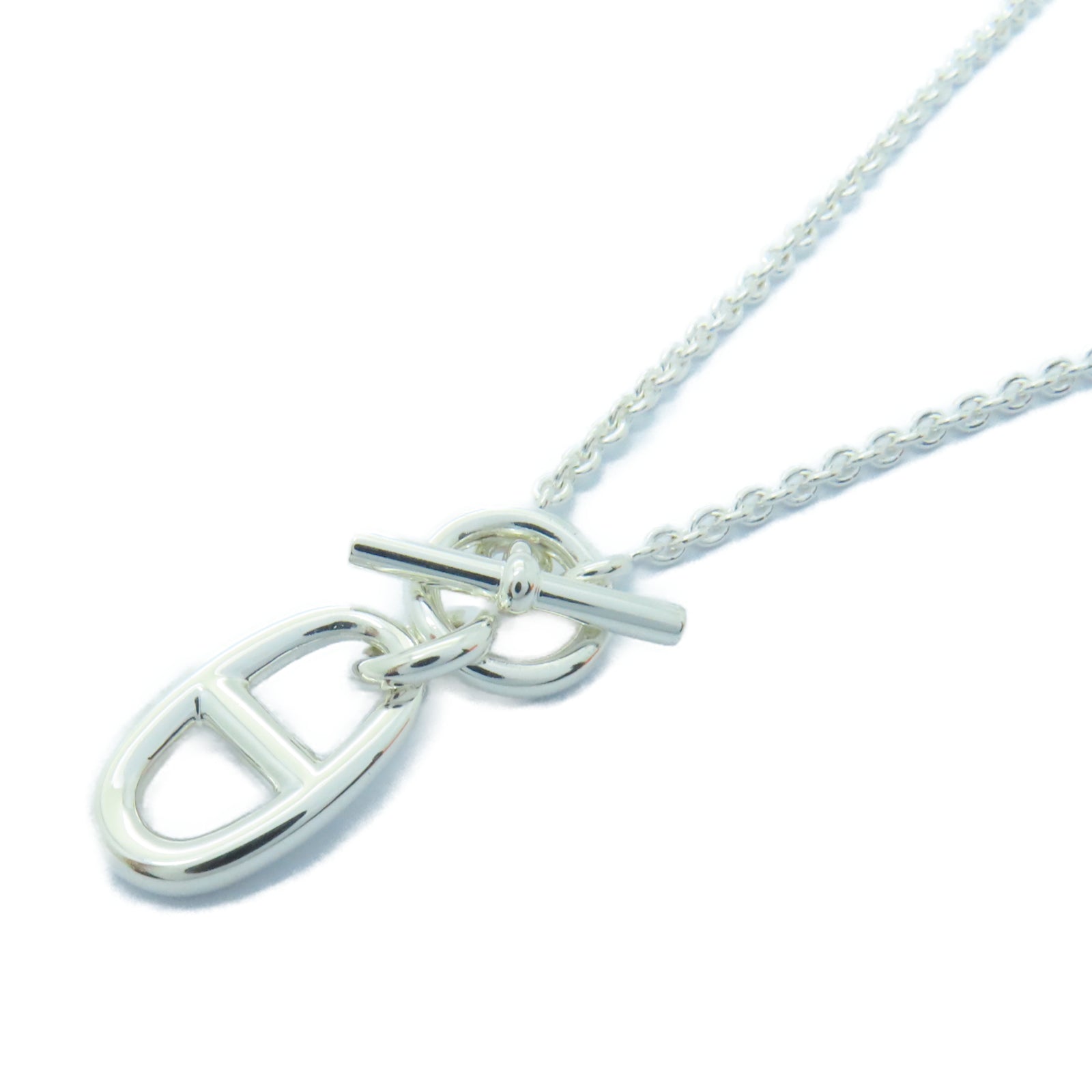 HERMES 925純銀925 Necklace項鏈銀色