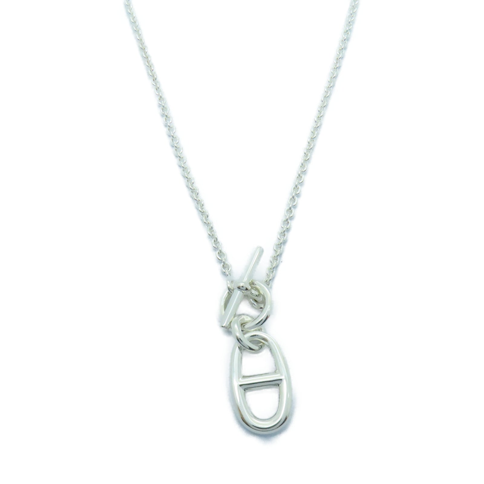 HERMES 925純銀925 Necklace項鏈銀色