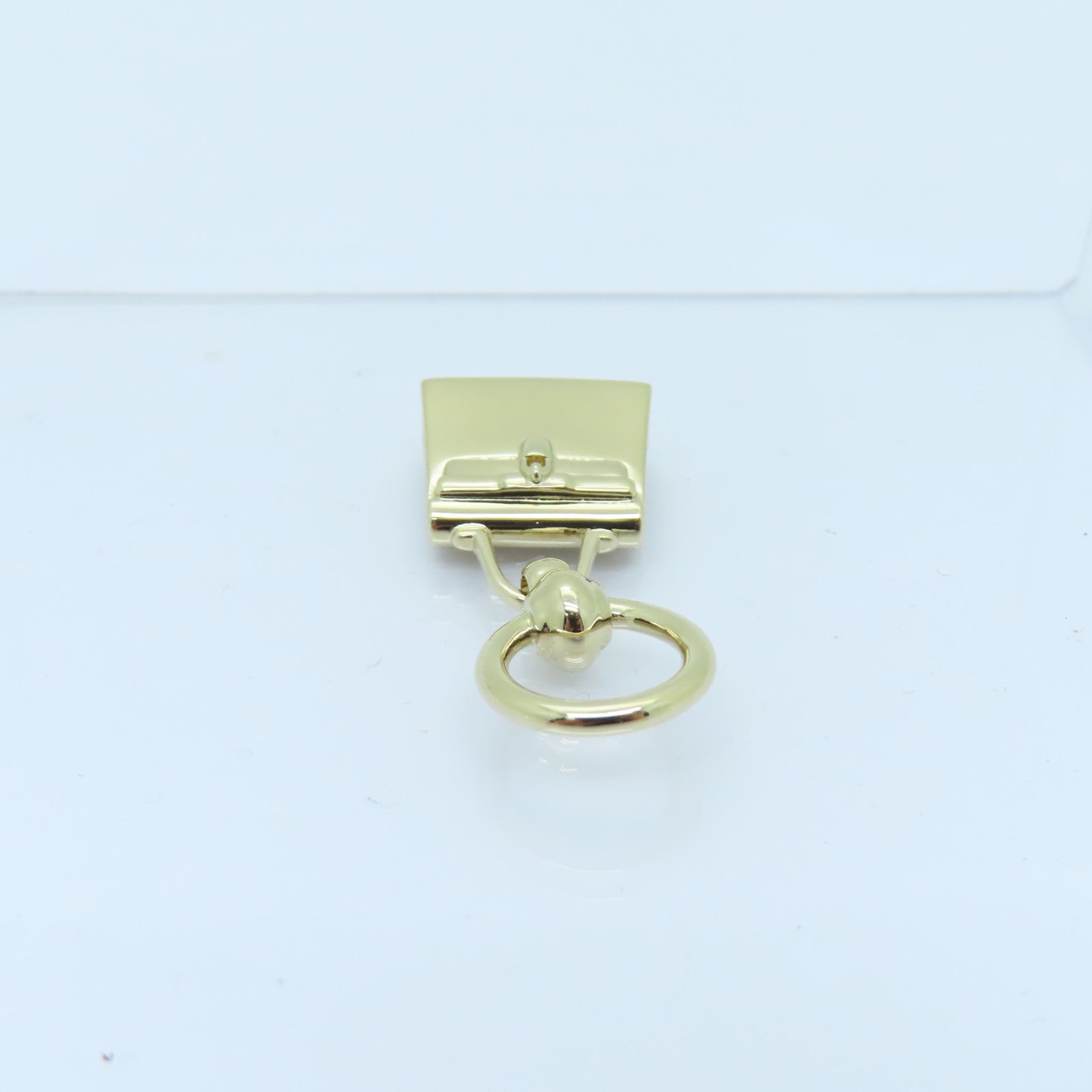 HERMES 金属Twilly Charm金扣挂饰金色