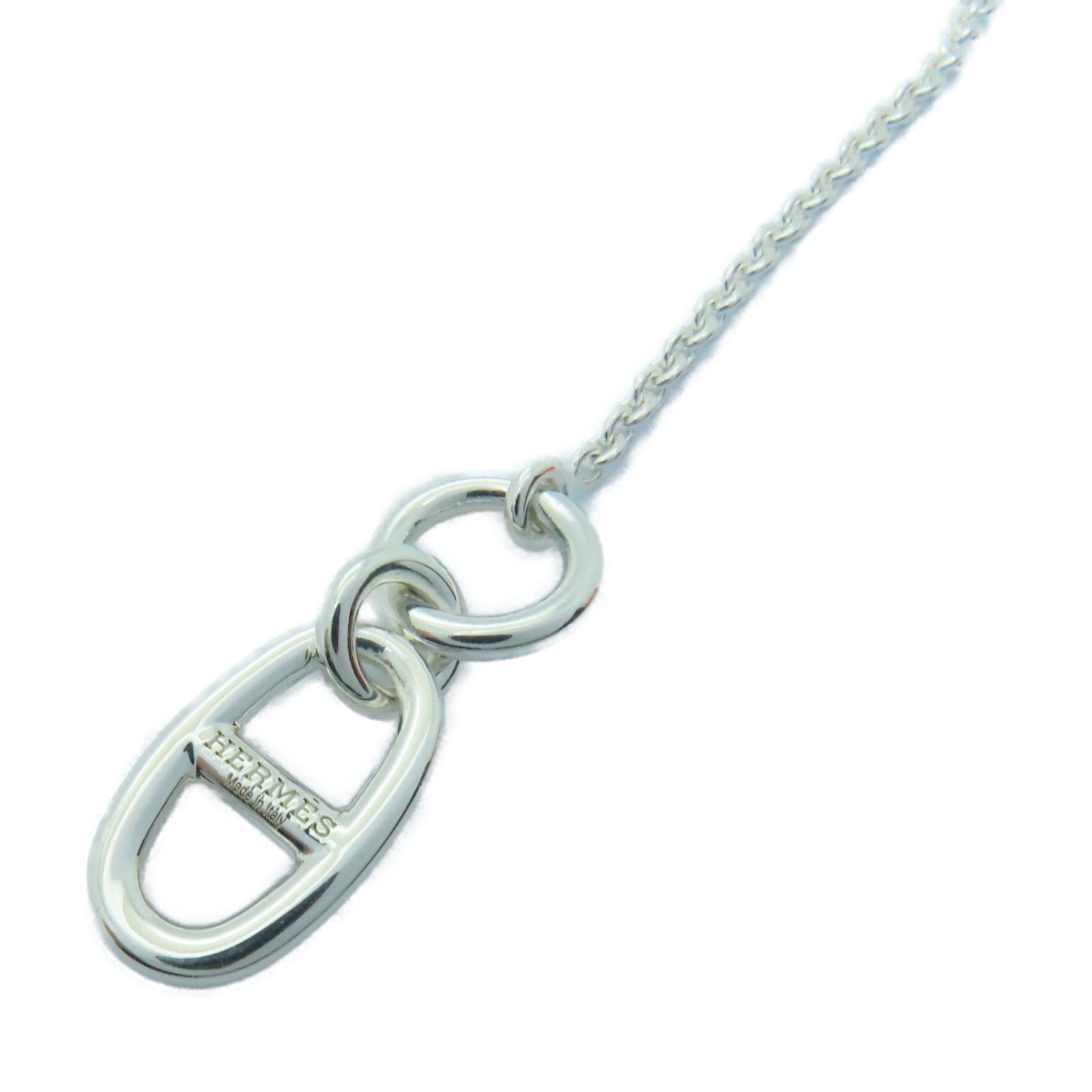 HERMES 925純銀925 Necklace項鏈銀色
