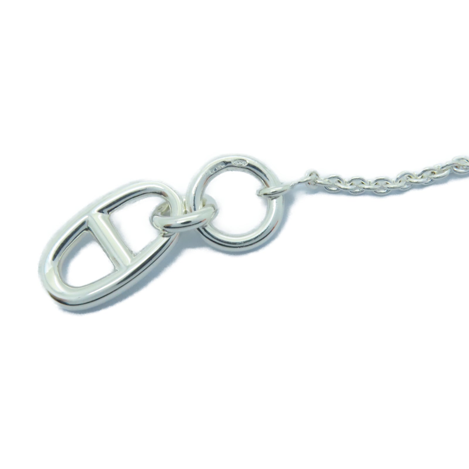 HERMES 925純銀925 Necklace項鏈銀色