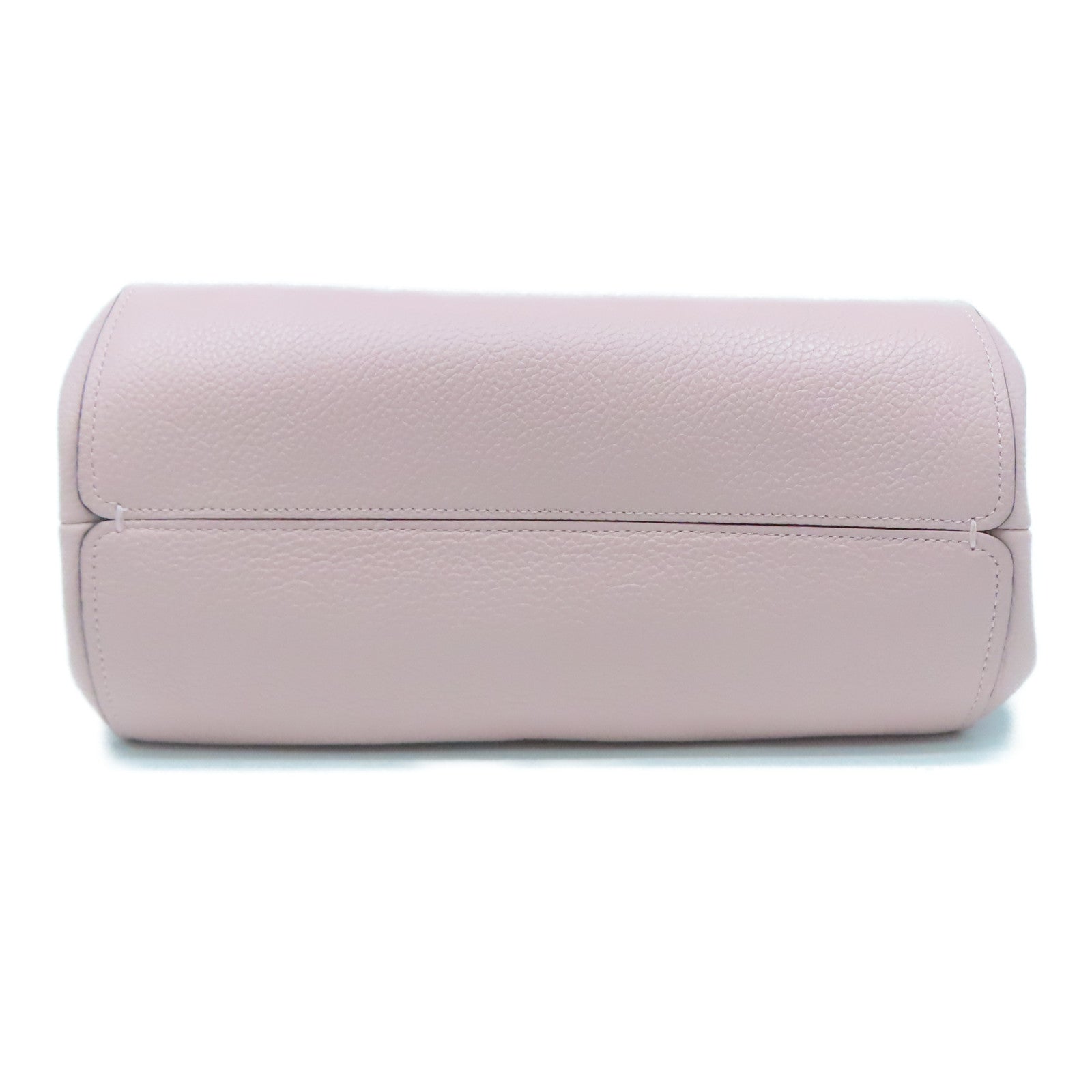 COACH 牛皮皮革Shoulder Bag銀扣肩背袋粉紅色