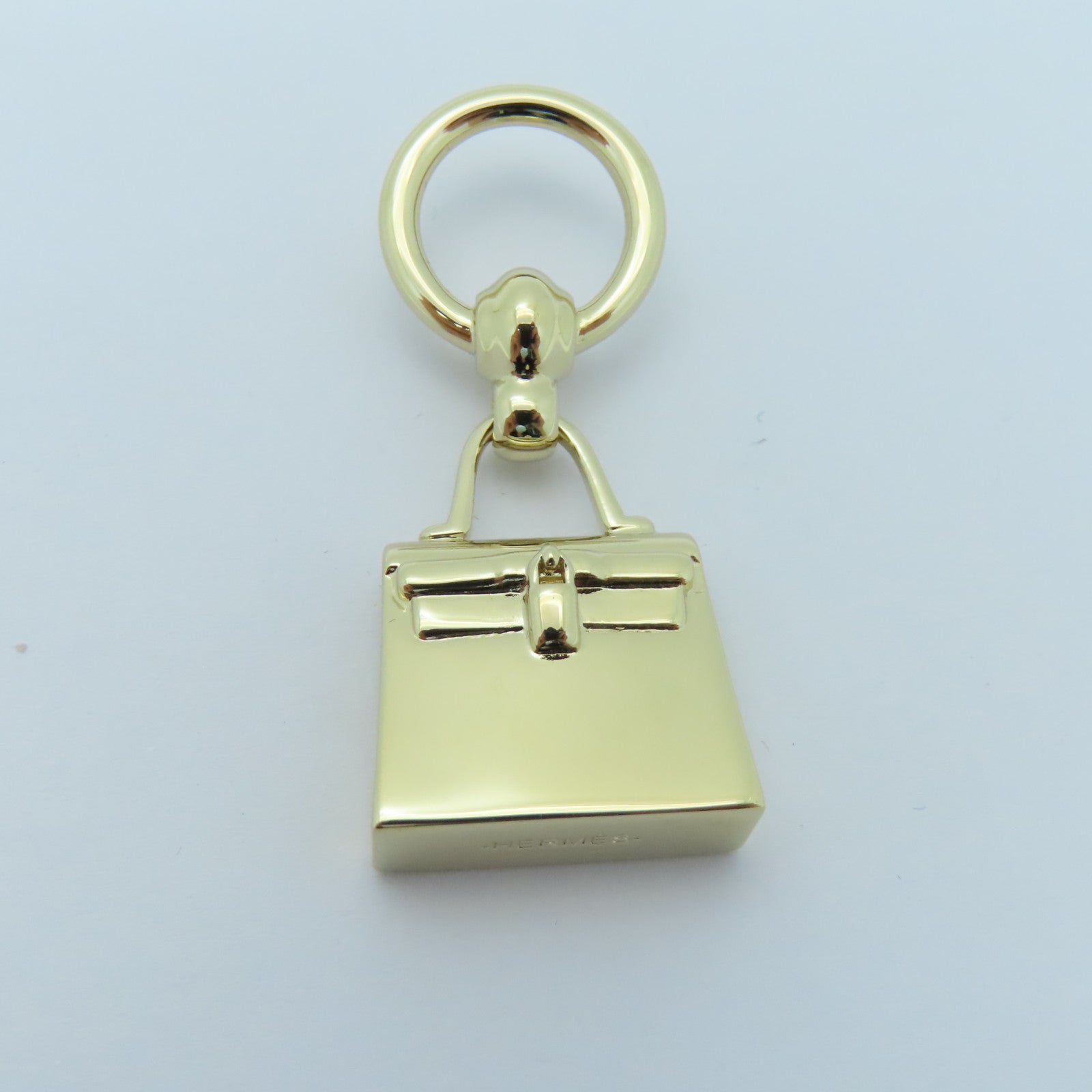 HERMES 金属Twilly Charm金扣挂饰金色